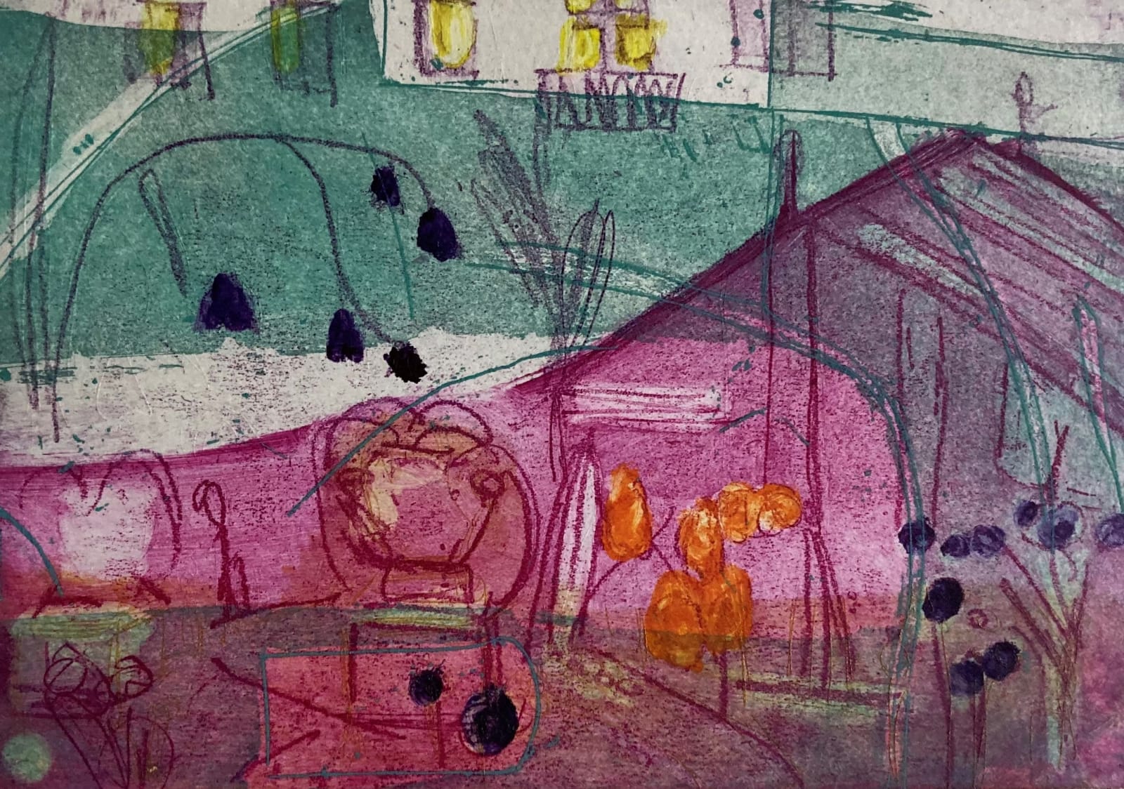 Louise Davies RE, In the Garden of Dreams