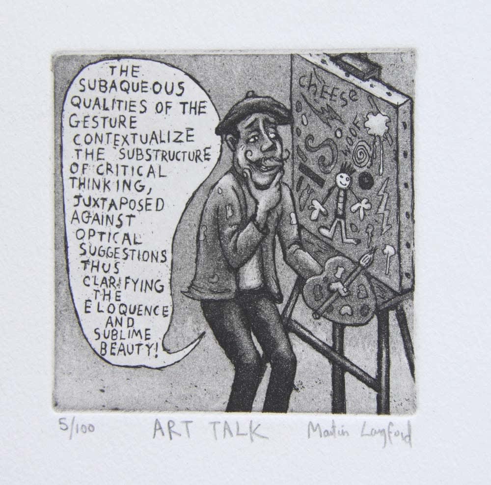 Martin Langford RE, Art Talk