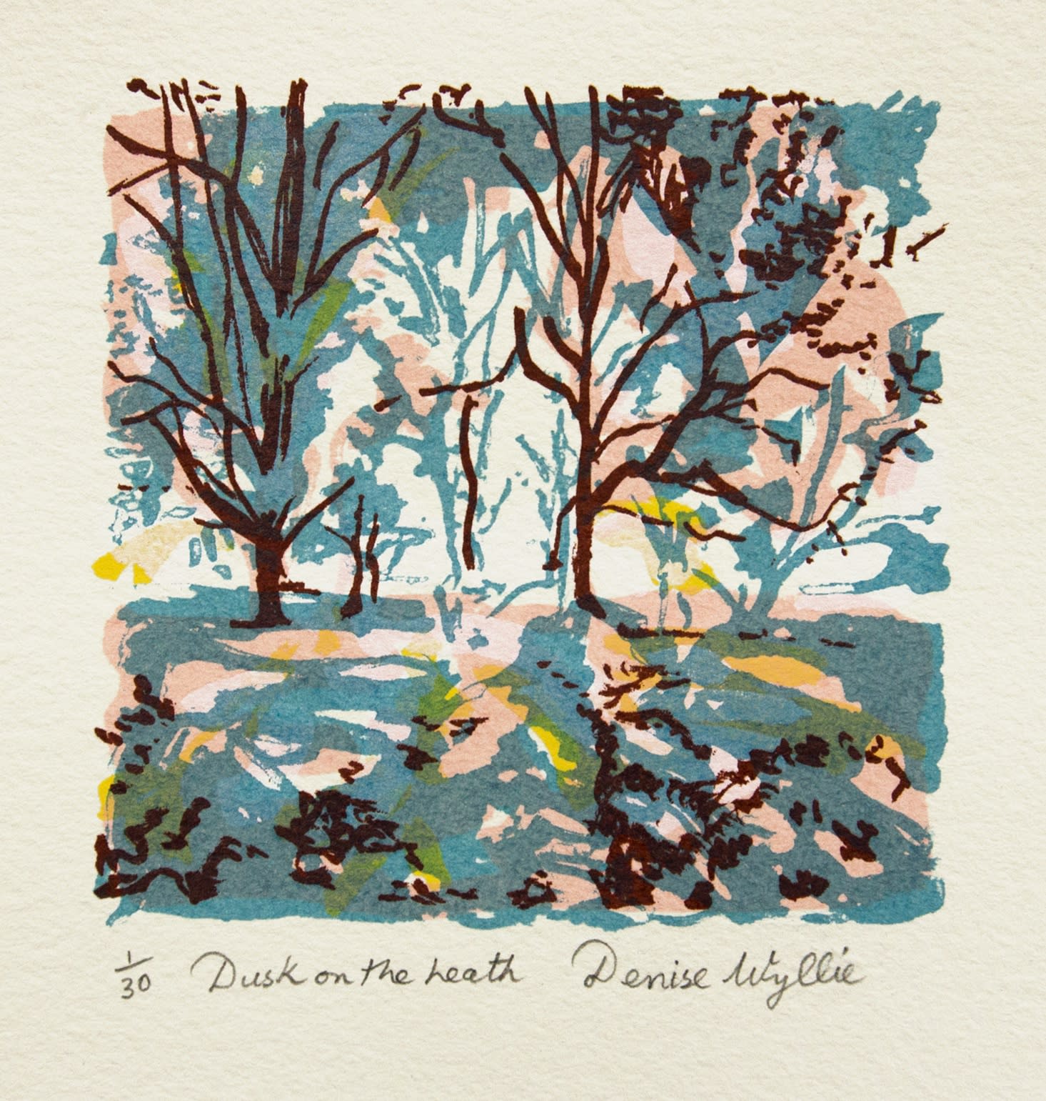 Denise Ballard-Wyllie ARE, Dusk on the heath