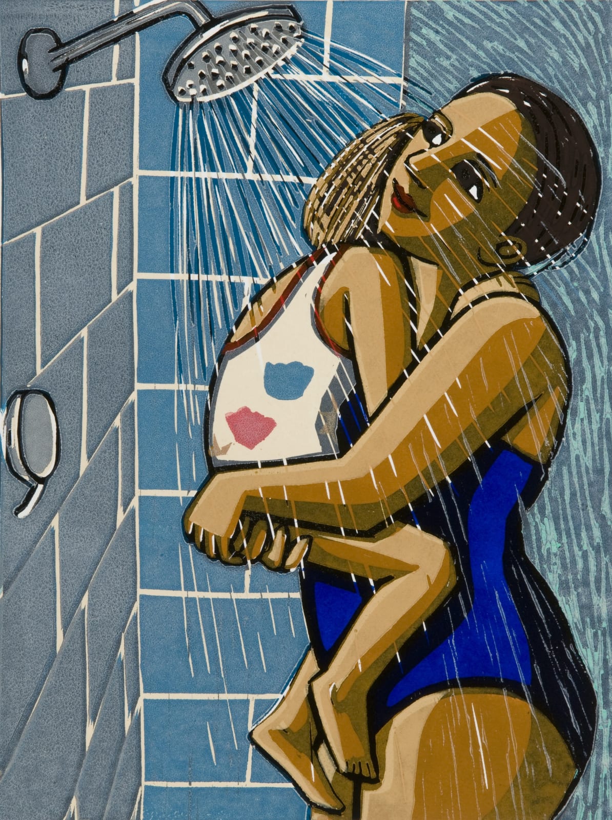 Anita Klein PPRE Hon. RWS, Shower After Swimming