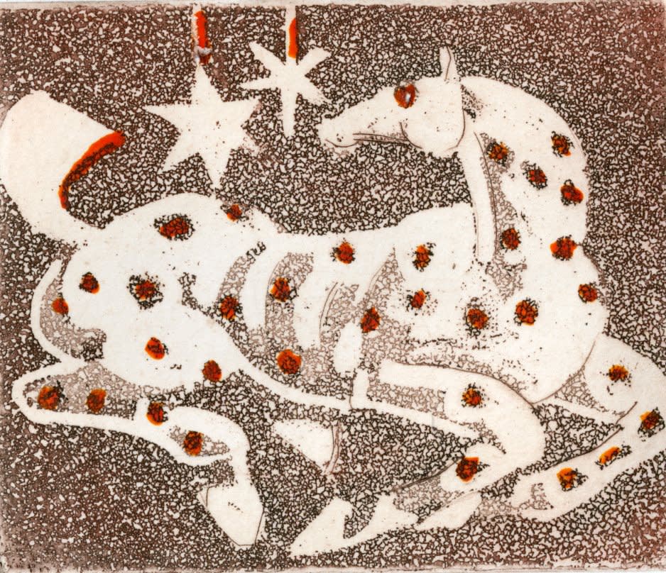 Julia Midgley RWS RE, Festive Horse