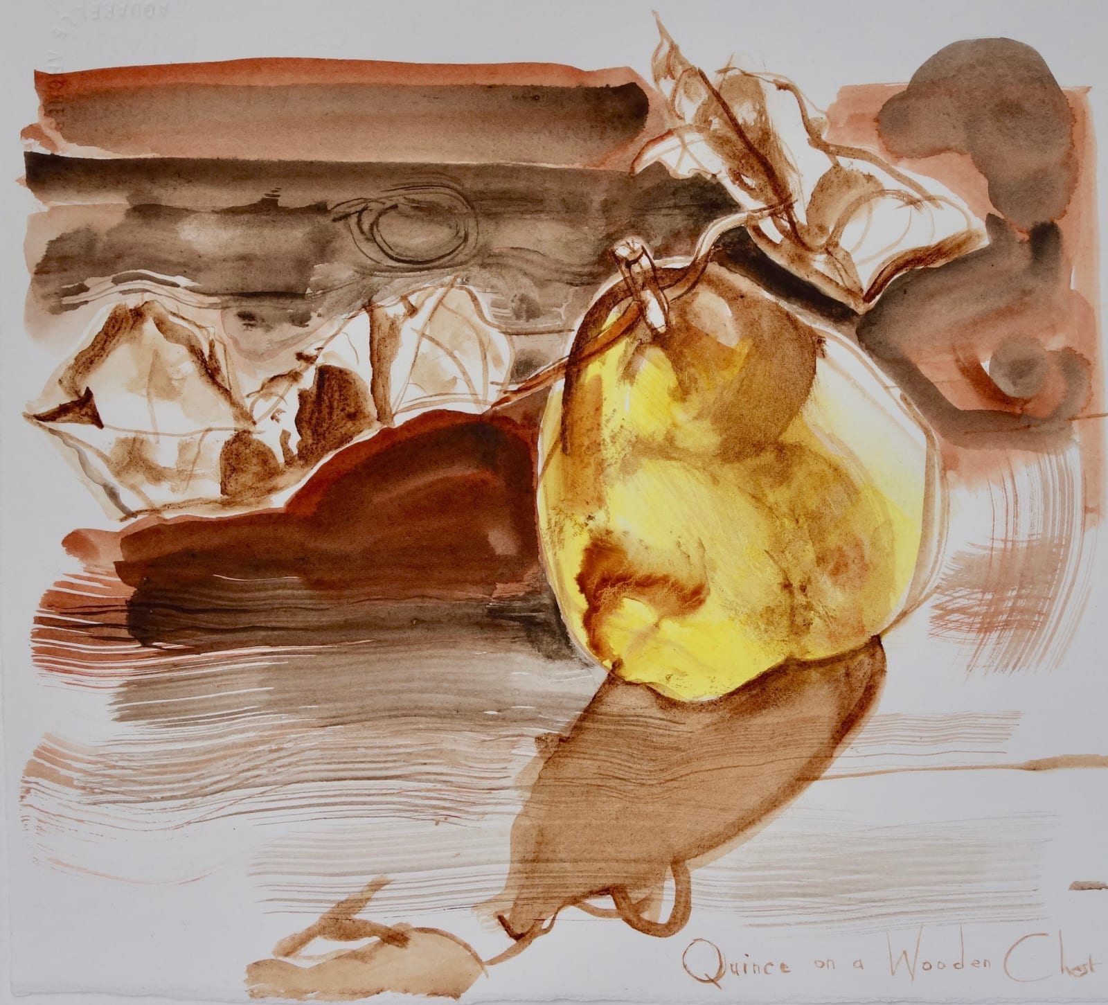 Chloe Cheese RWS, Quince on a Wooden Chest - Venice