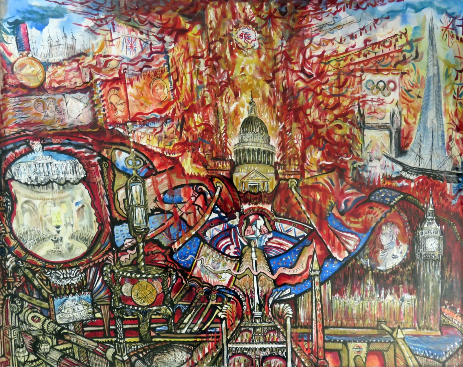 Neil Pittaway RWS RE, London Jubilee