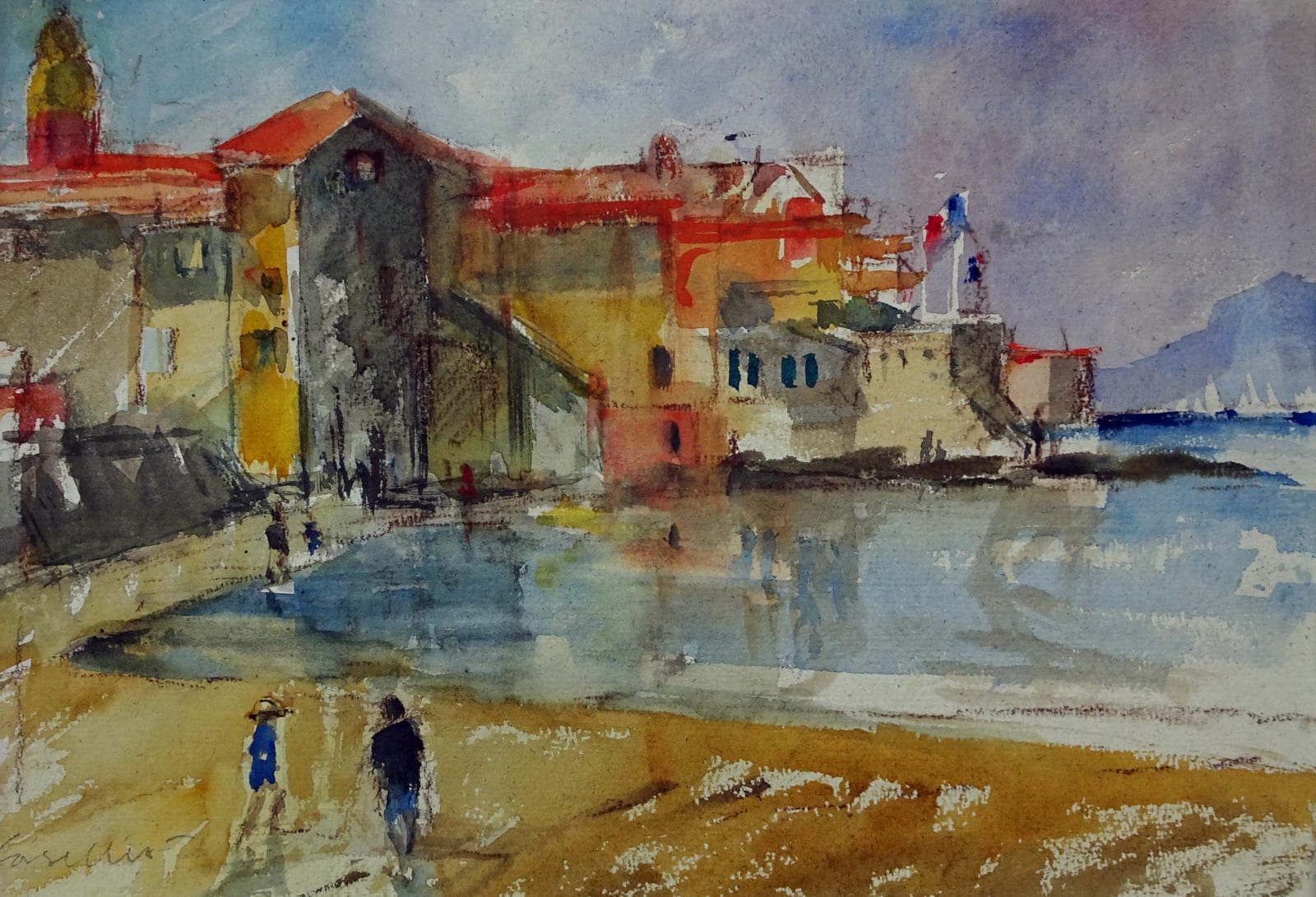 Jane Corsellis RWS, St Tropez