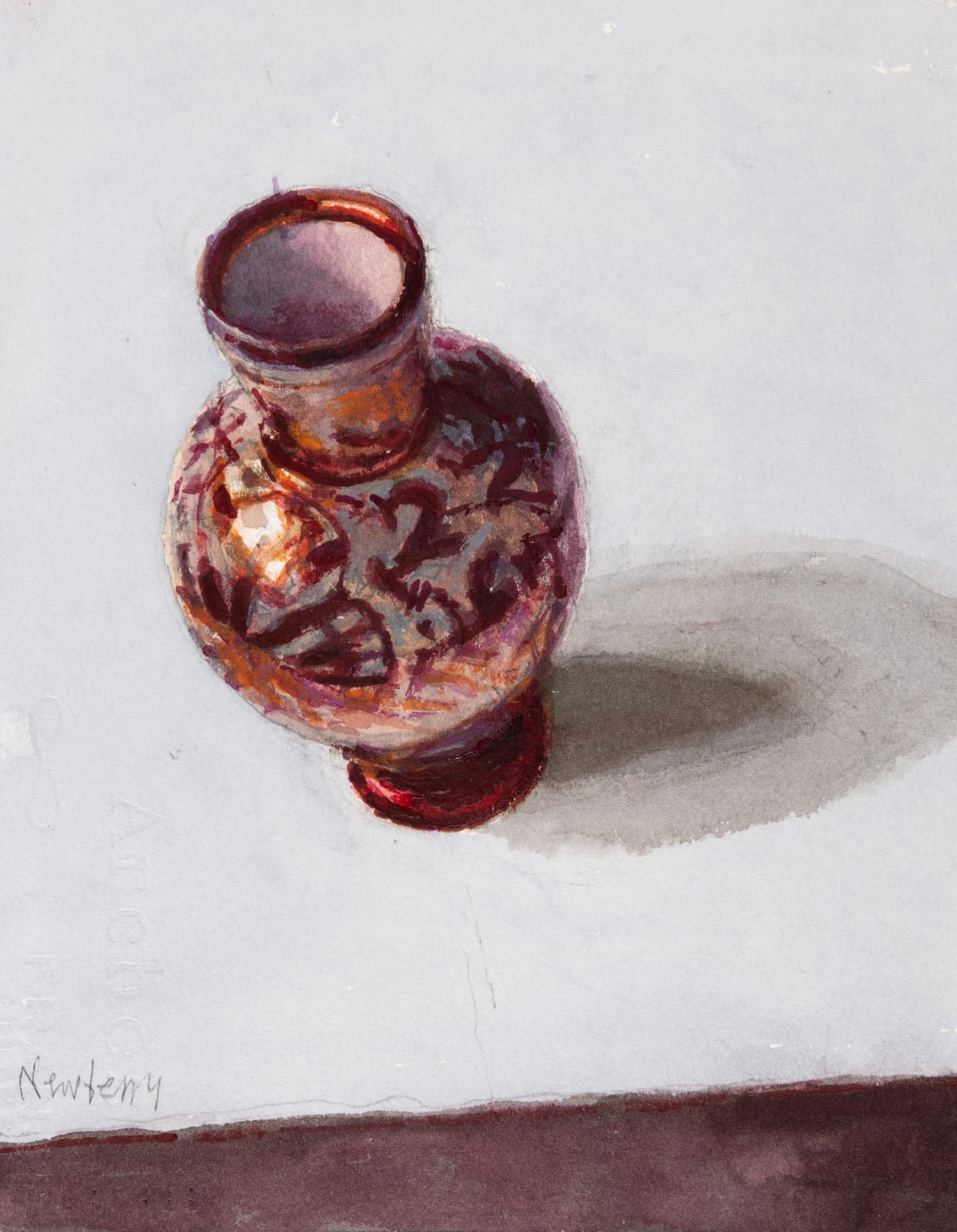 John Newberry RWS, Lustre Pot