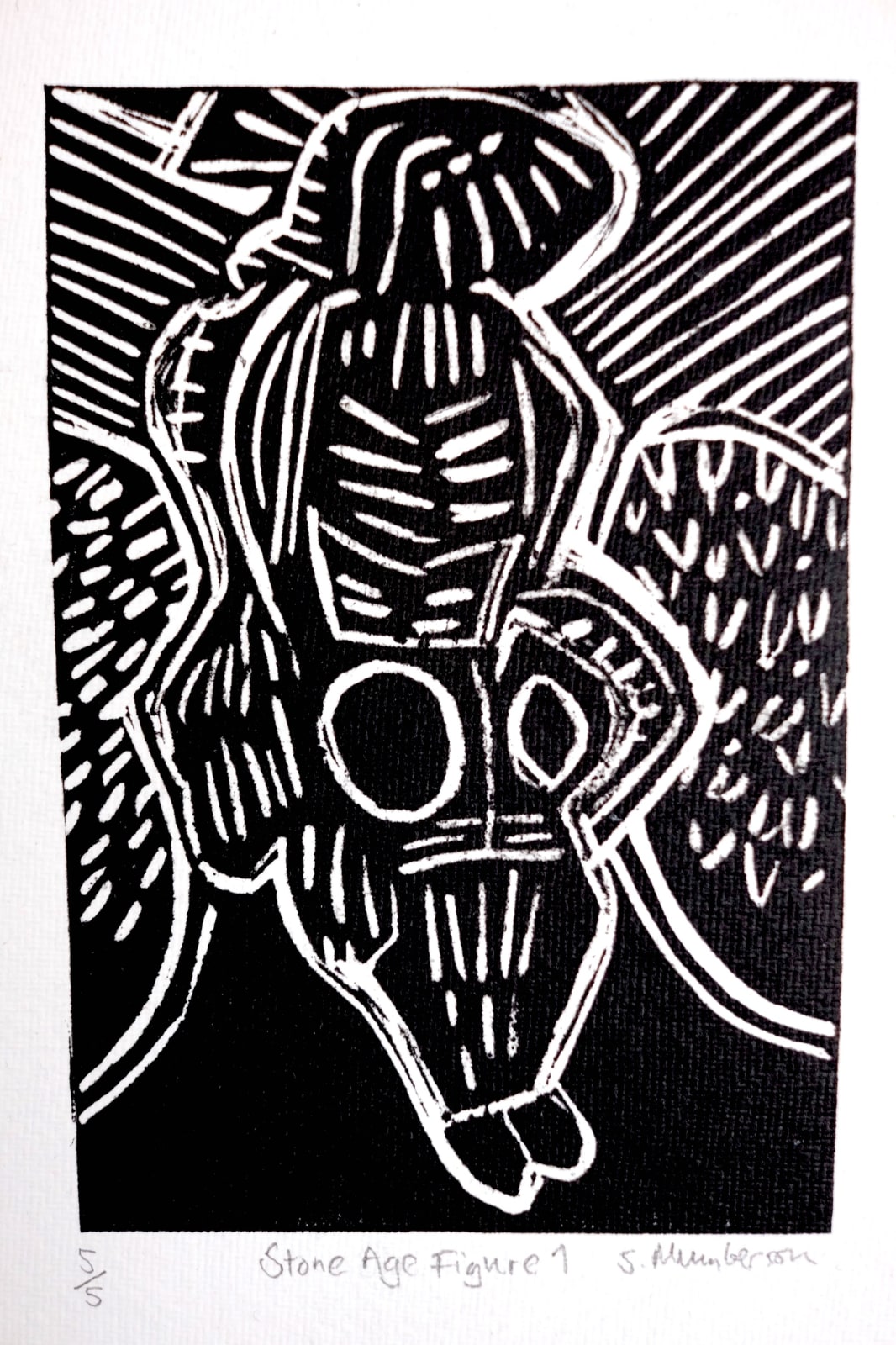 Stephen Mumberson RE, Stone Age Figure 1