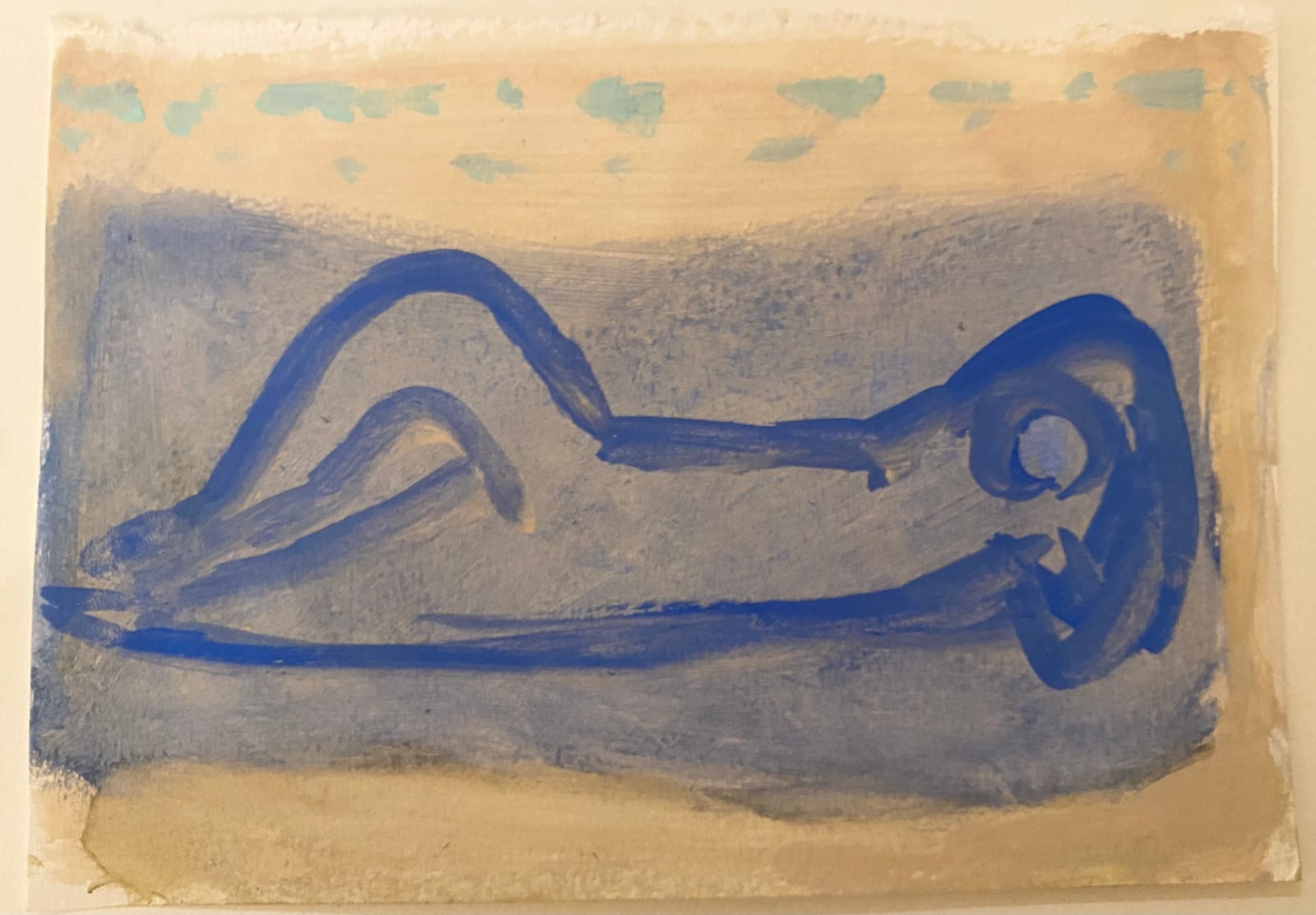 Davina Jackson ARWS, Resting Figure by the Sea