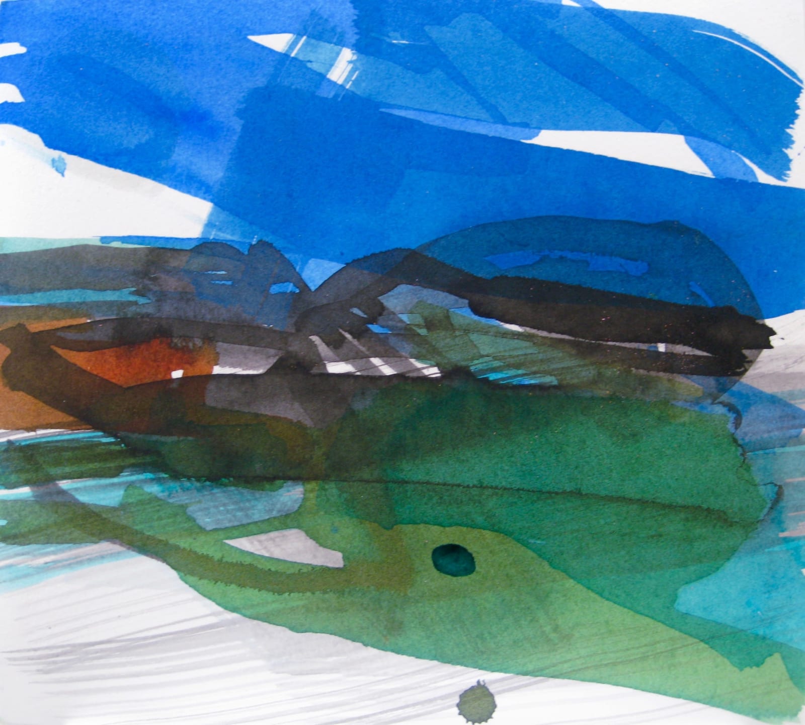 Jane Lewis RWS, Winter Fields