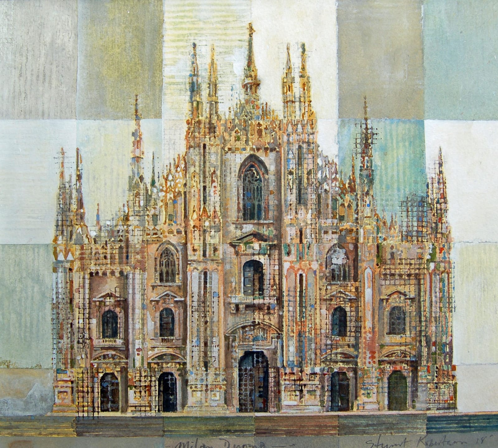Stuart Robertson RWS, Duomo Milan