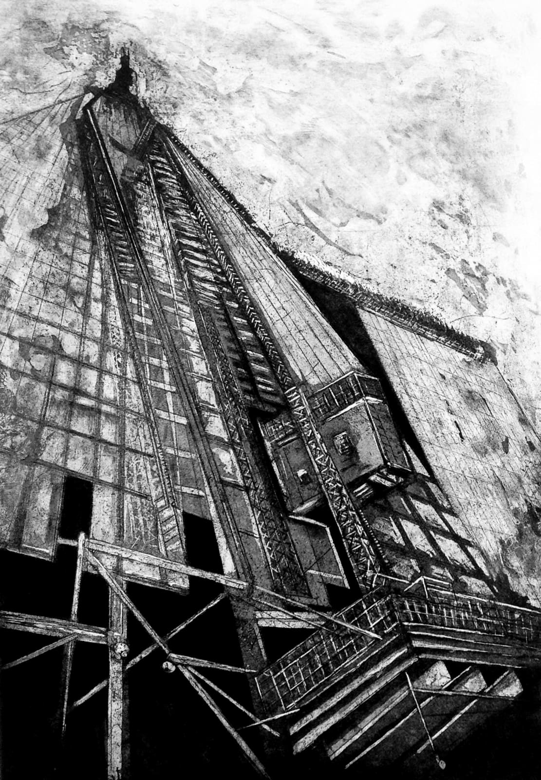 Jackie Newell RE, The Shard under Construction