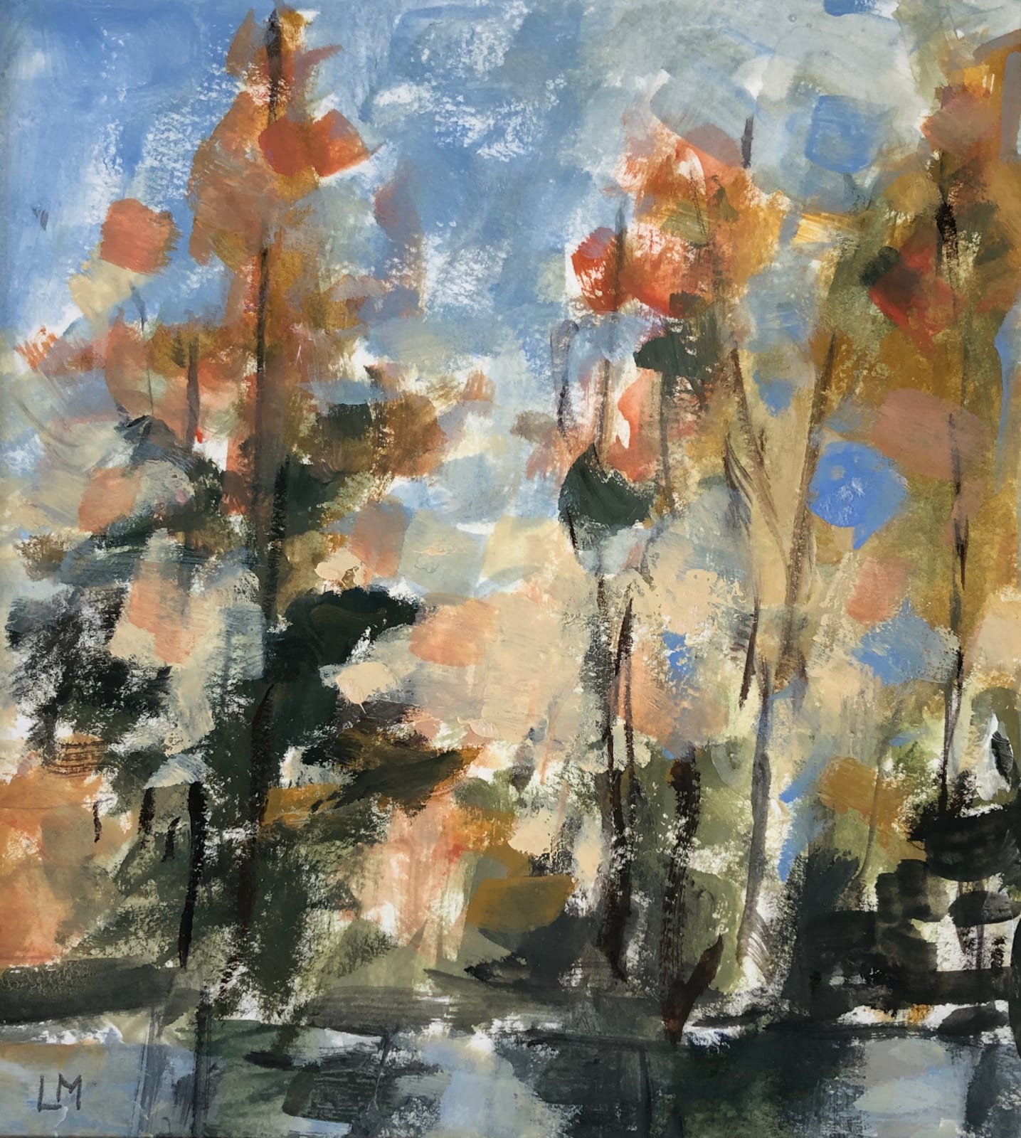 Lucy Marks RWS, A Touch of Autumn