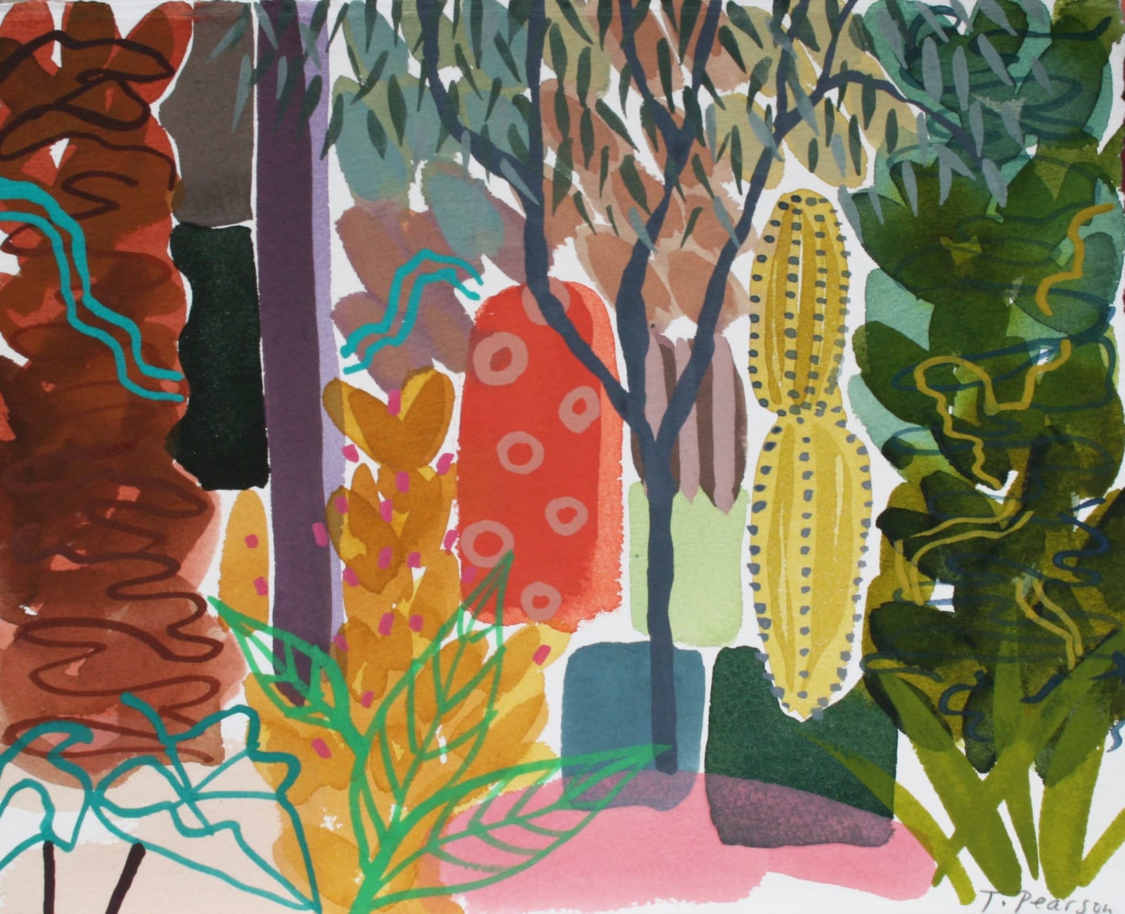 Tessa Pearson ARWS, Magic Cactus Garden