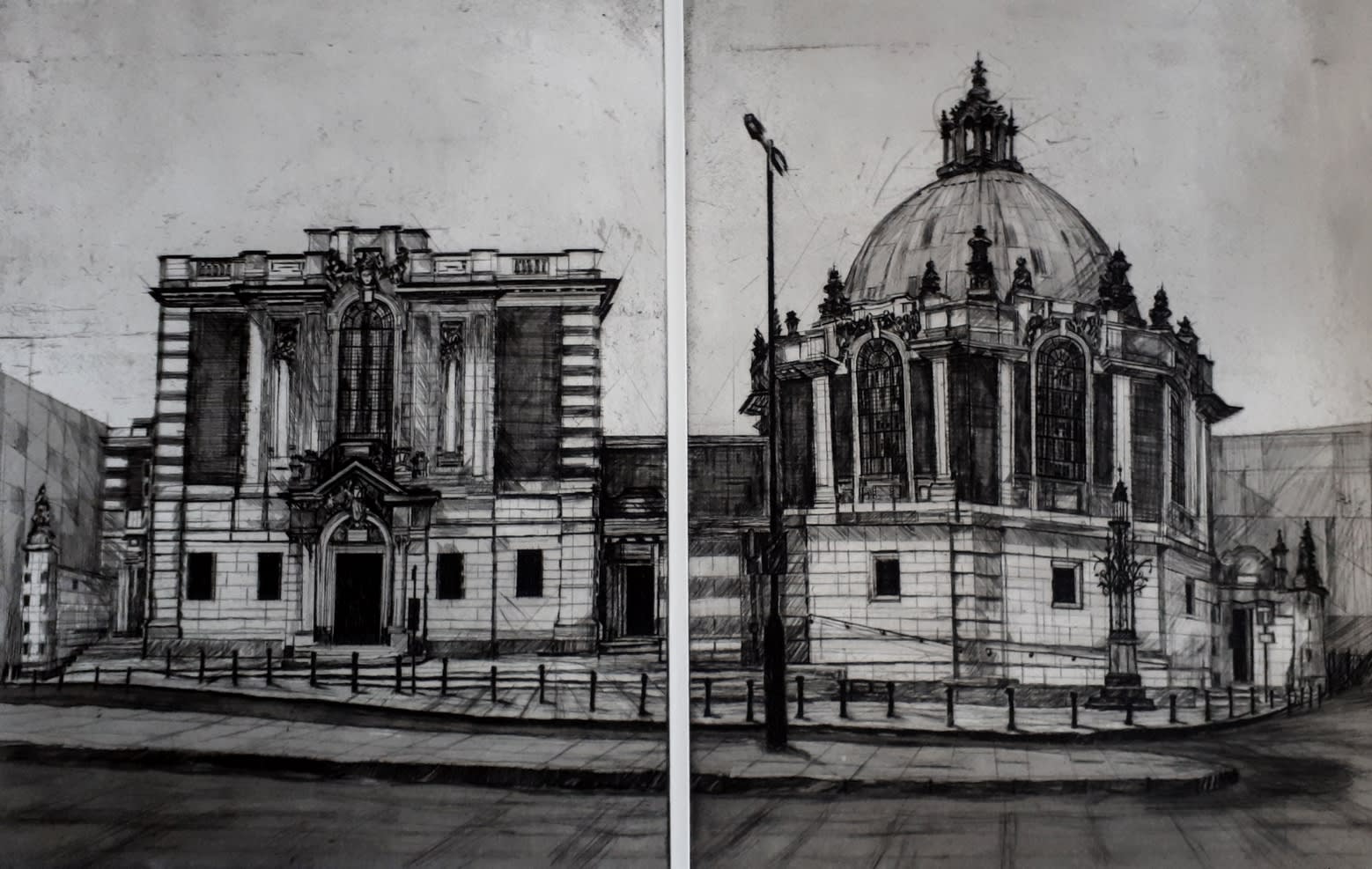 Melanie Bellis RE, Eton Library and School Hall