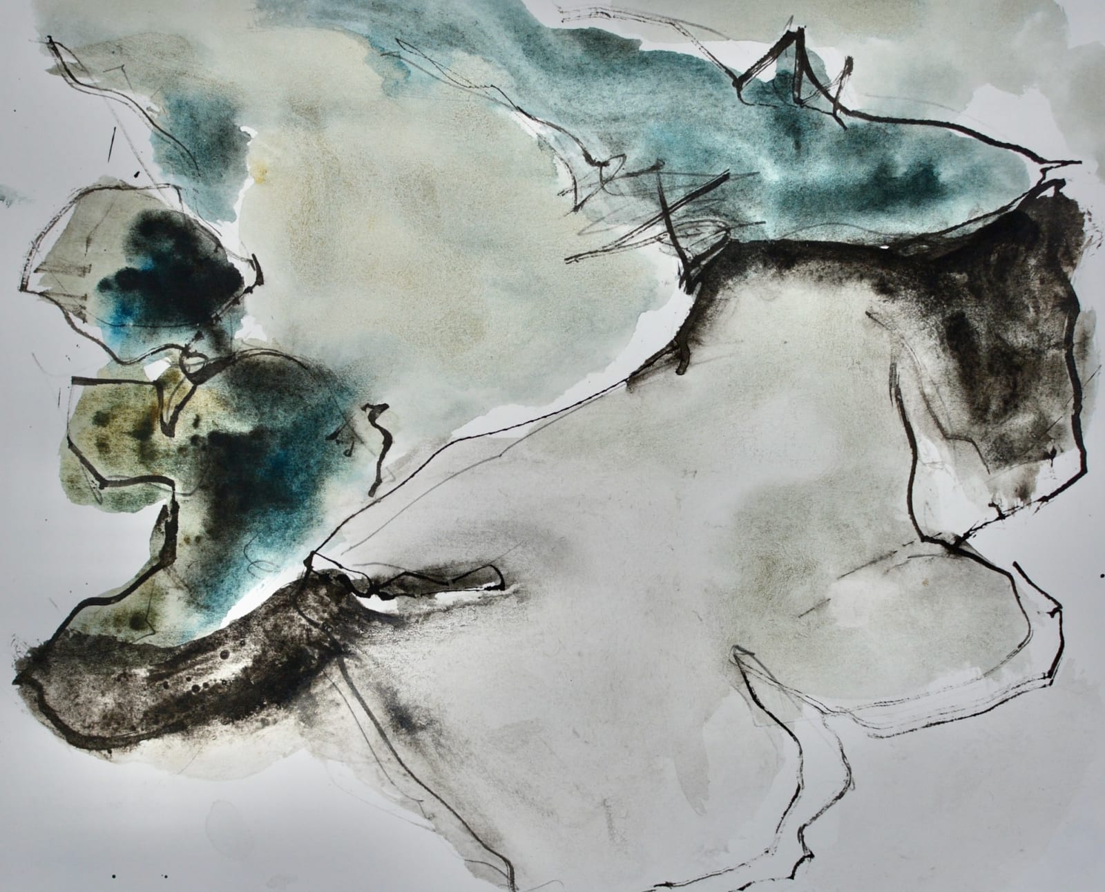 Jim Hunter RWS, A Walk From The Studio (Anvil Point)