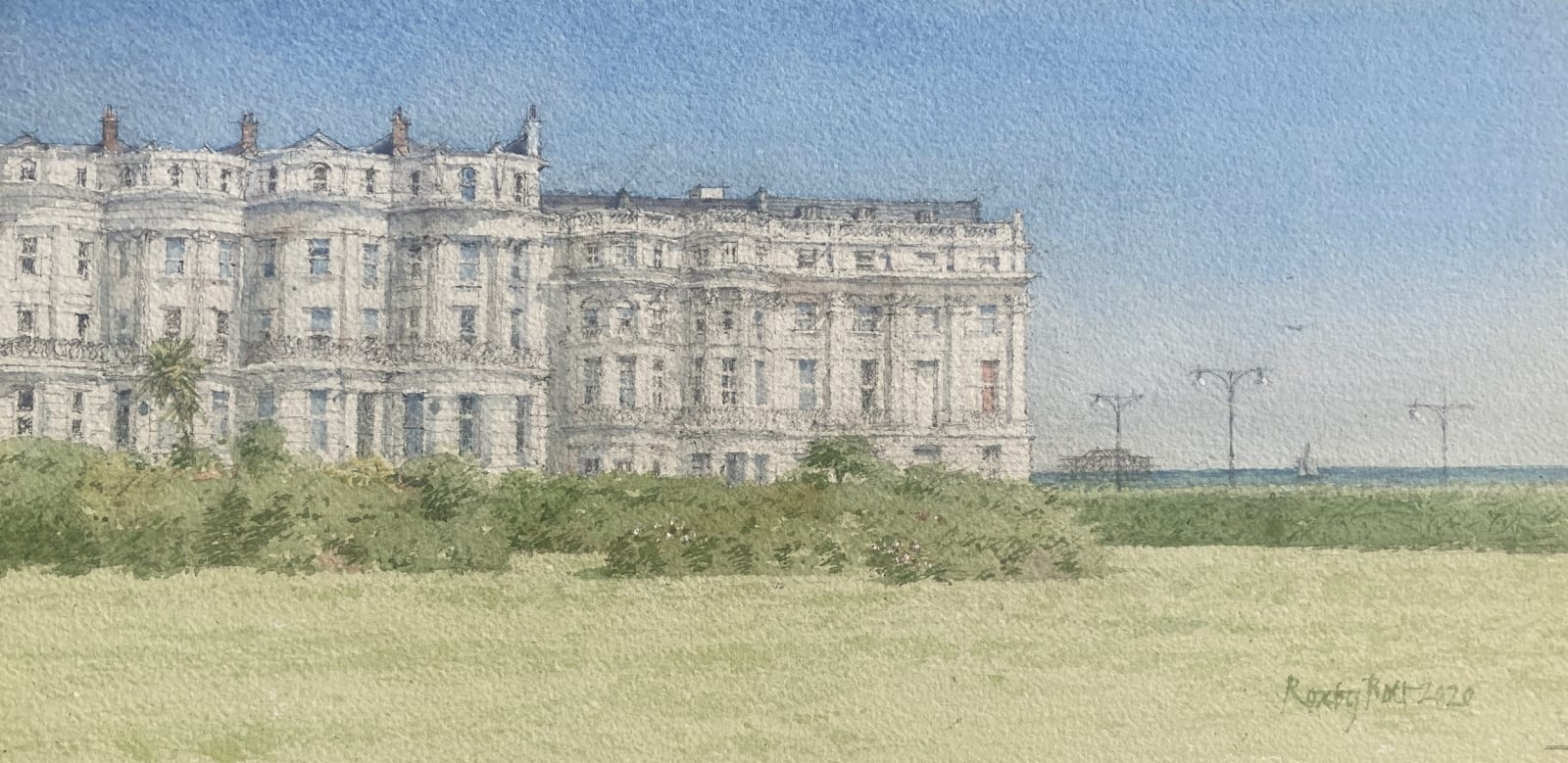 Dennis Roxby Bott RWS, Brunswick Square, Hove