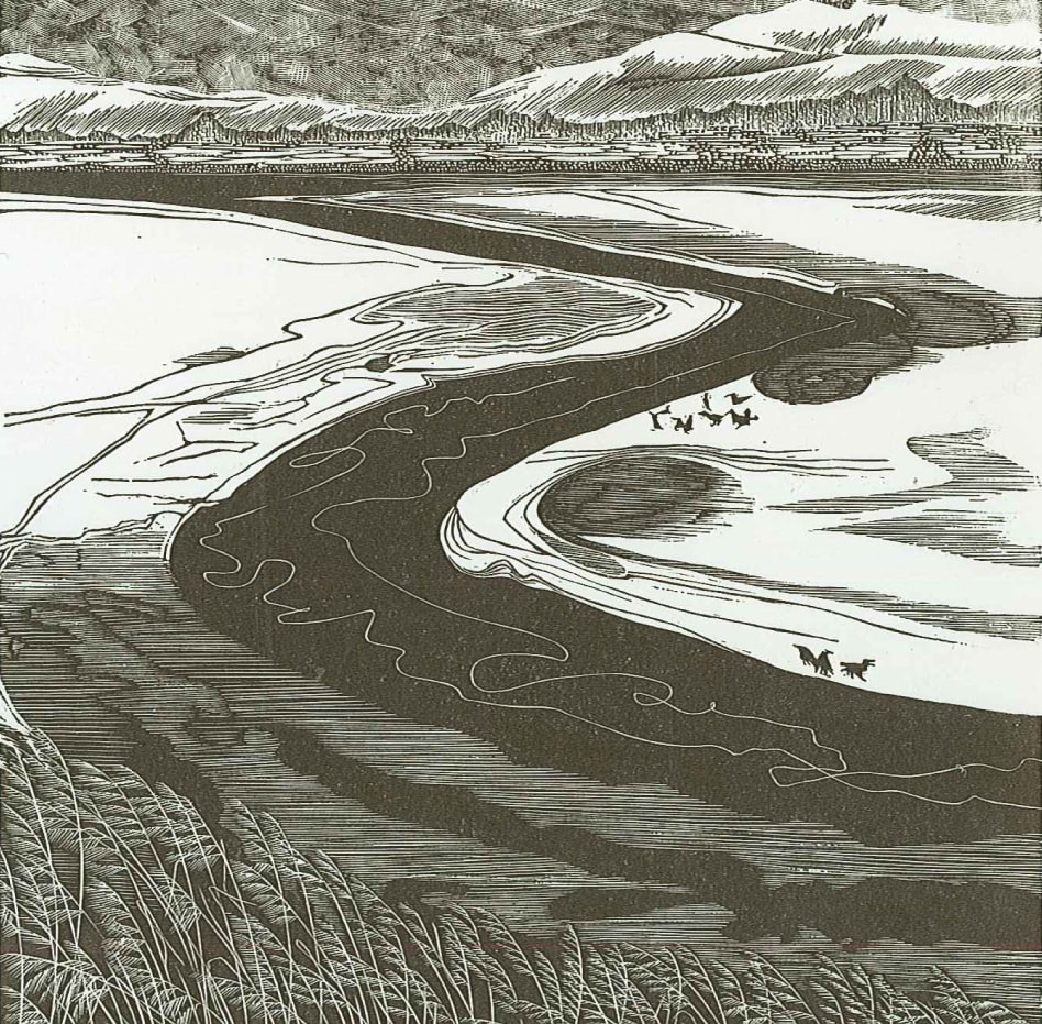 Sarah Van Niekerk RE, The Severn in Winter