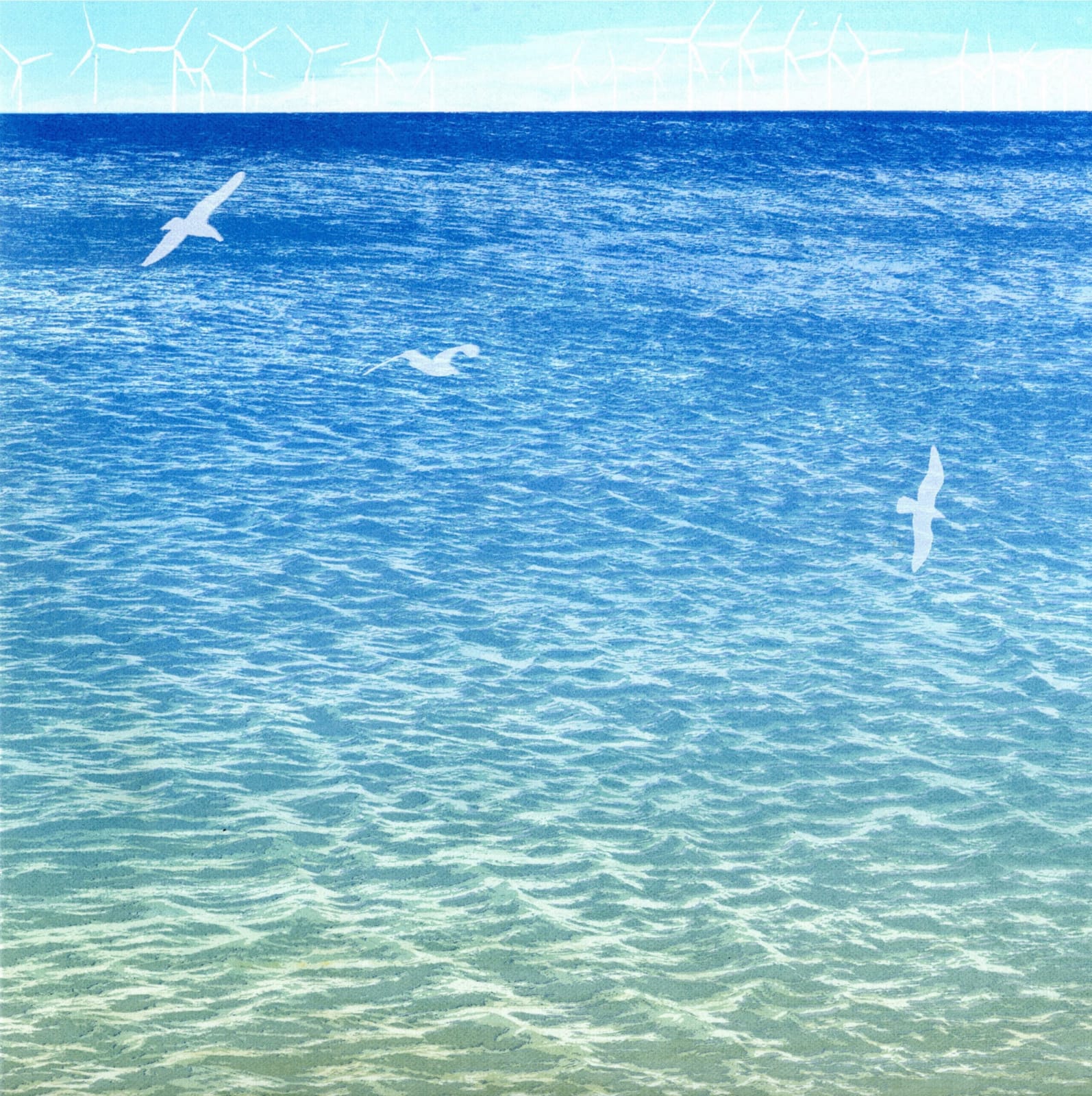 Janet Brooke RE, Catching the Wind