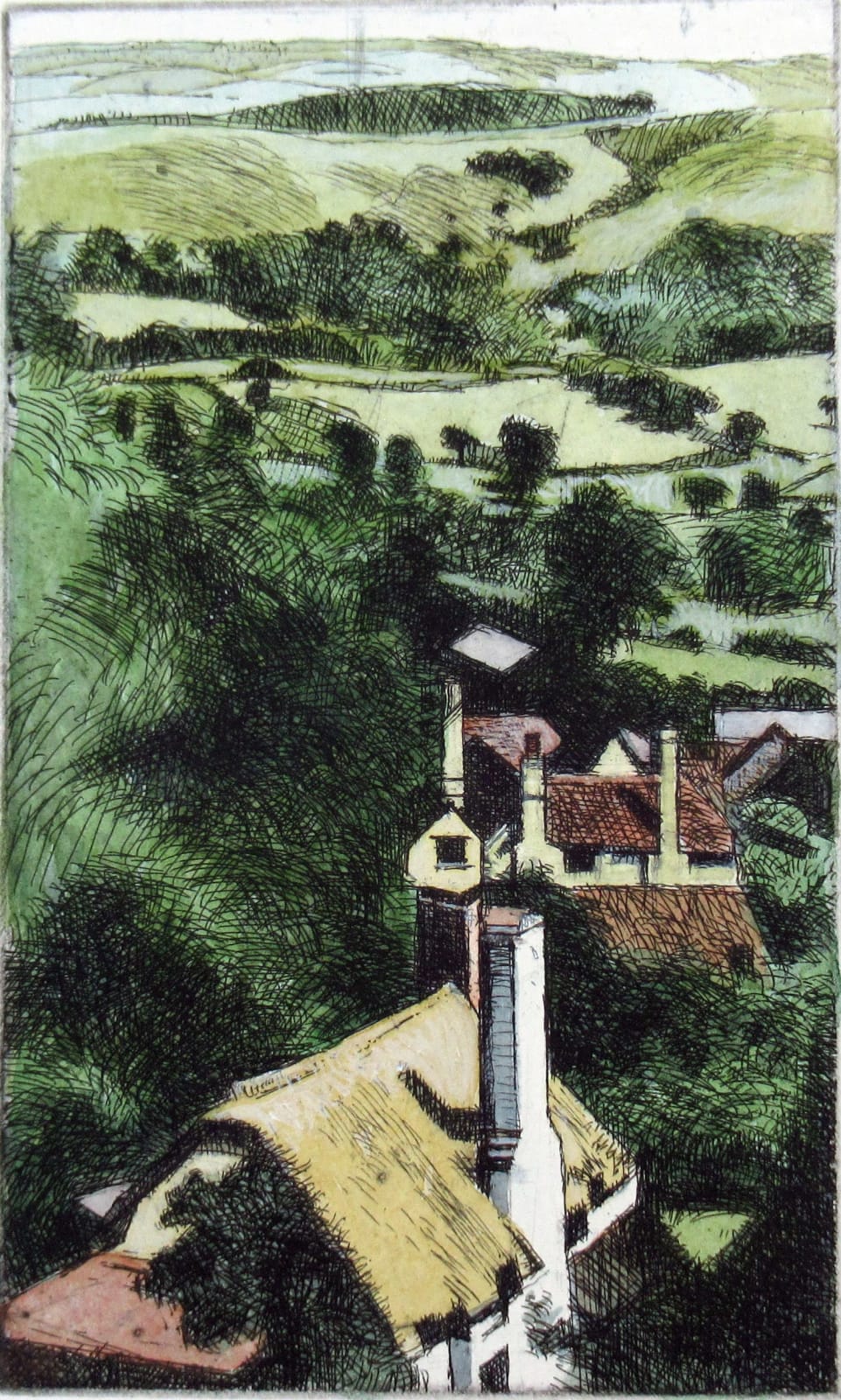 Michael Middleton RWS RE, Model Village