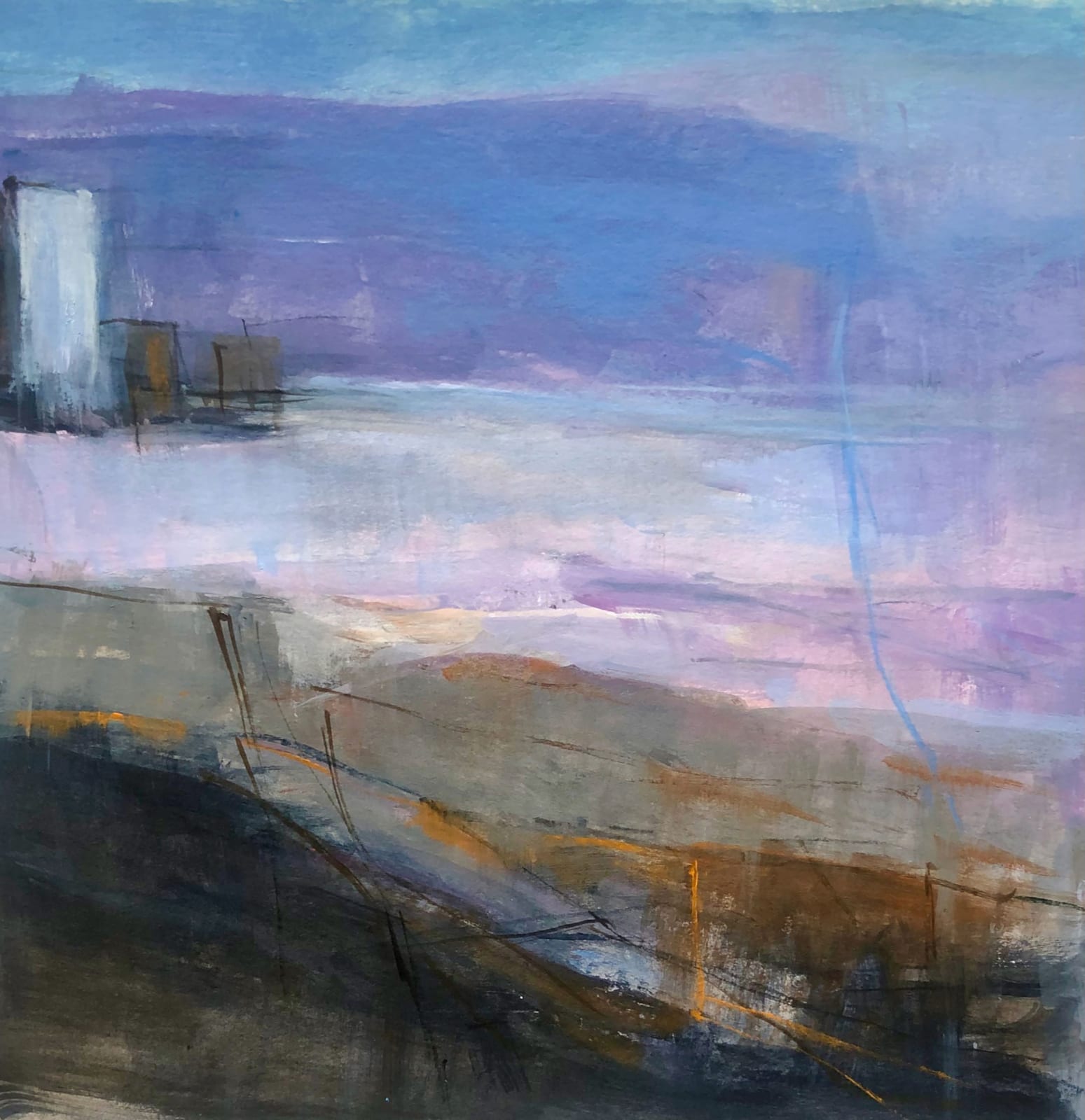 Olivia Adamczyk O'Sullivan RWS, Evening, Worthing beach