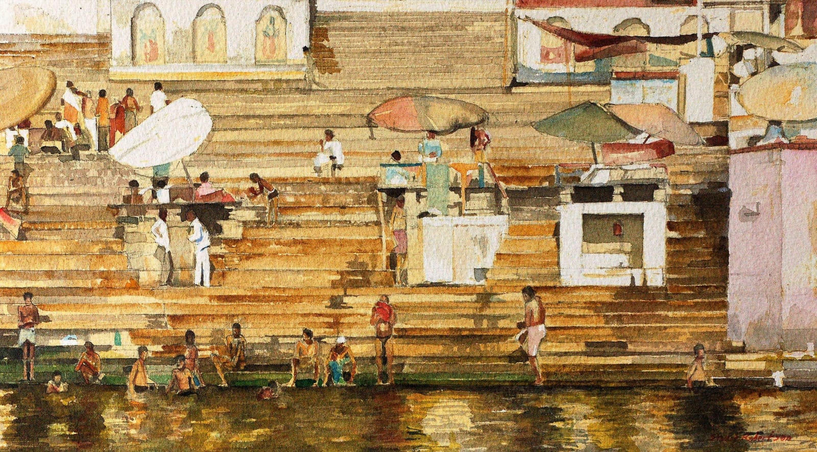 Stuart Robertson RWS, Varanasi Shades