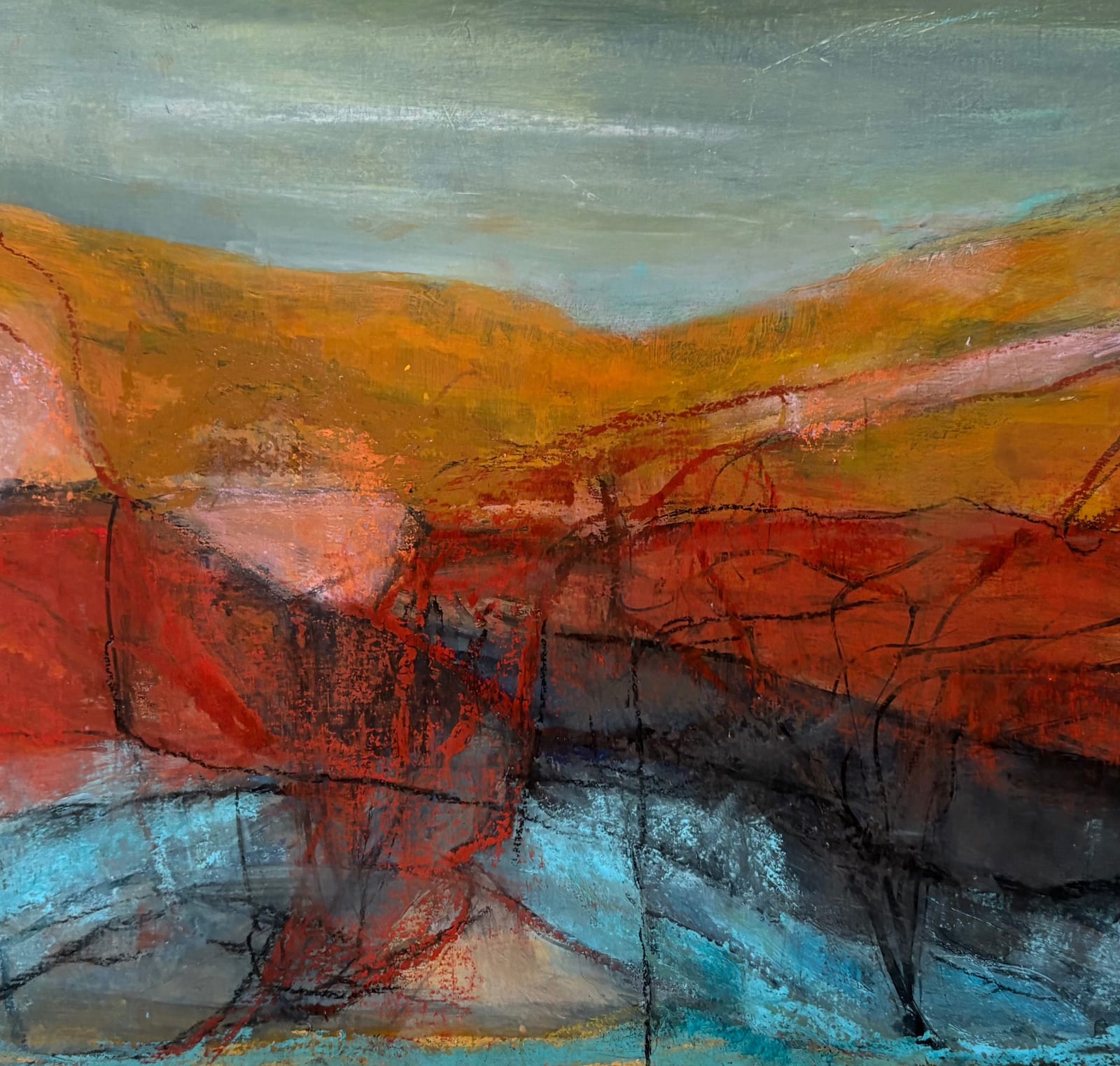 Olivia Adamczyk O'Sullivan RWS, On Barnsley Road