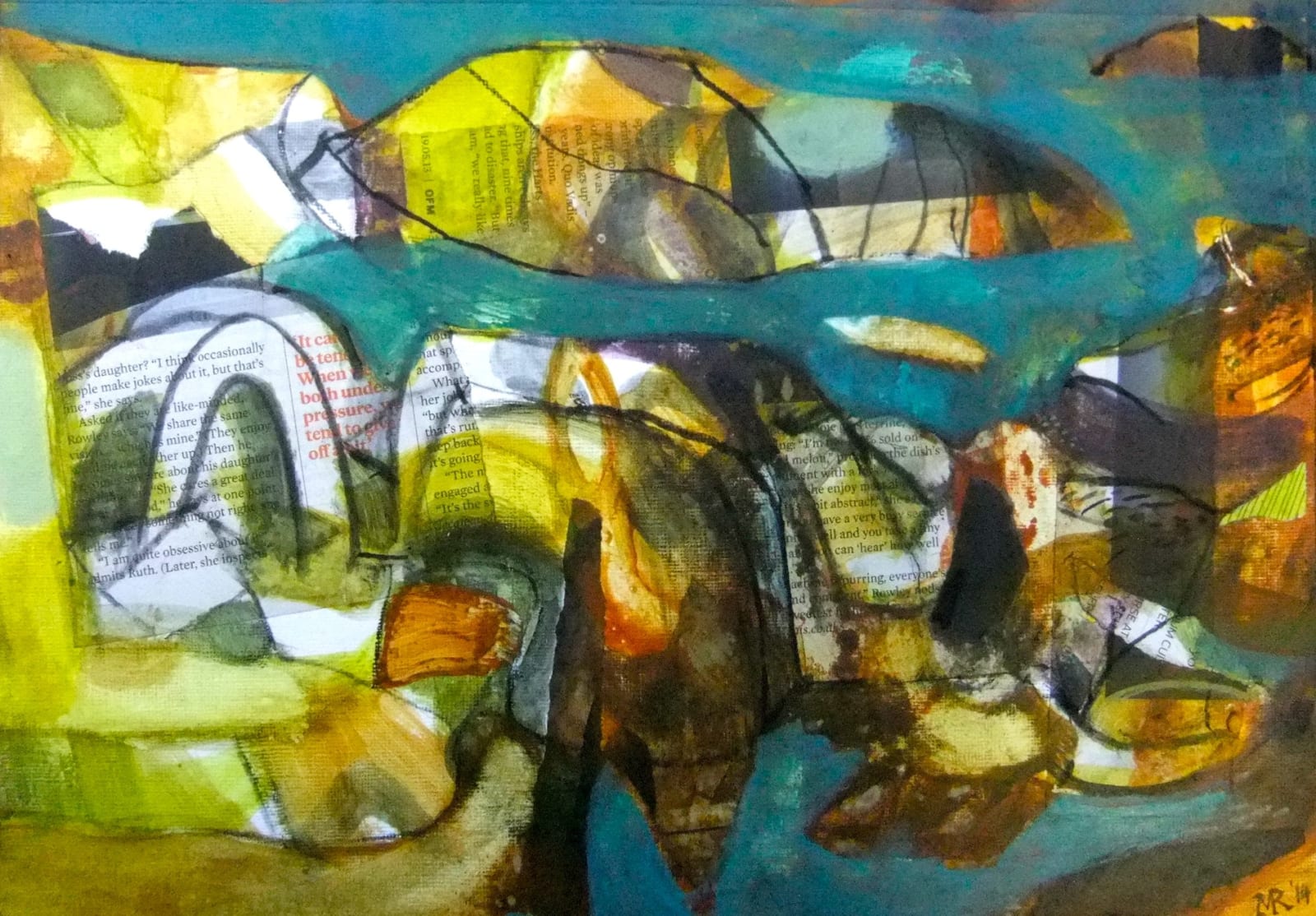 Mark Raggett RWS, Landscape with Arch