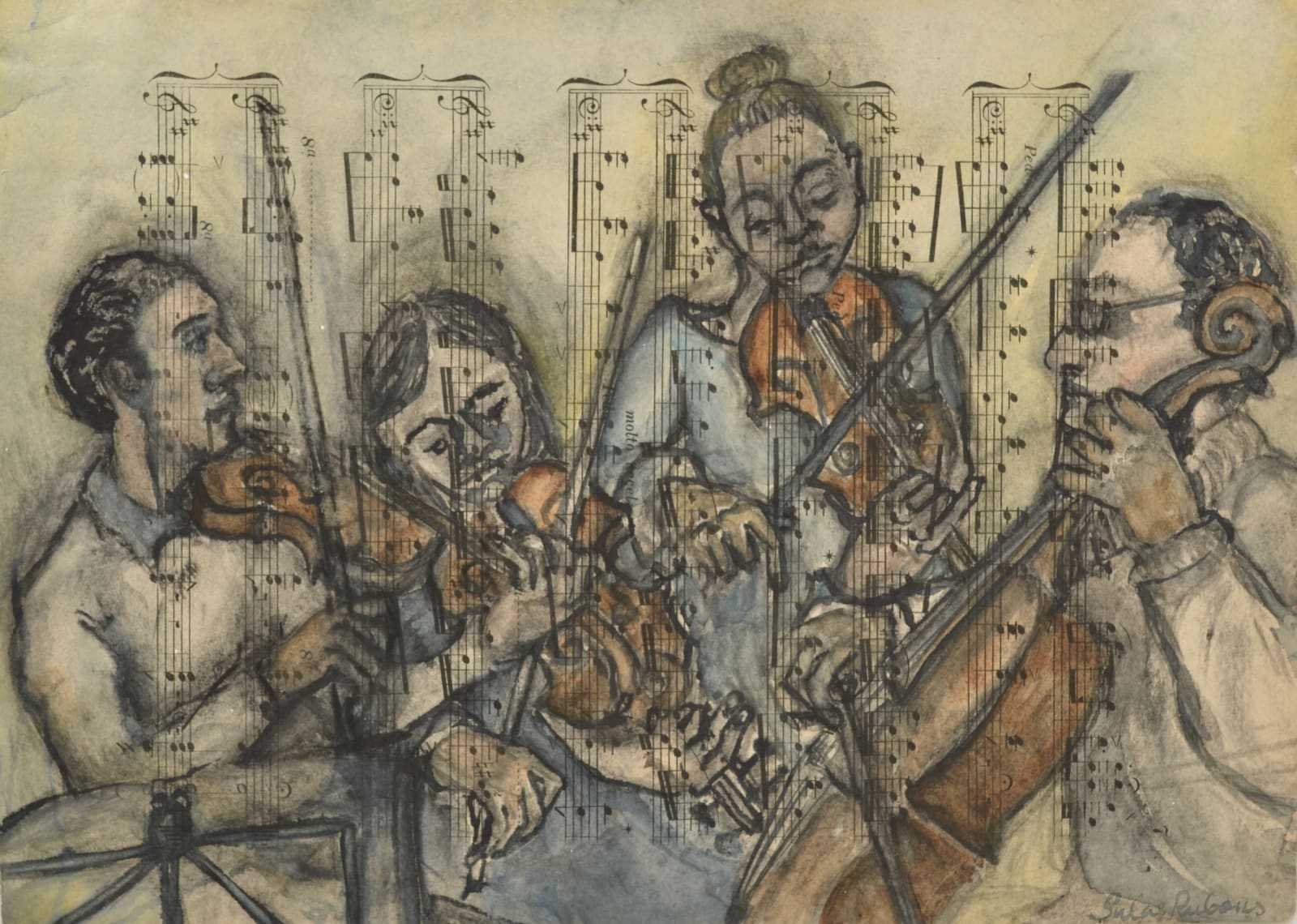 Sula Rubens RWS, Doric String Quartet
