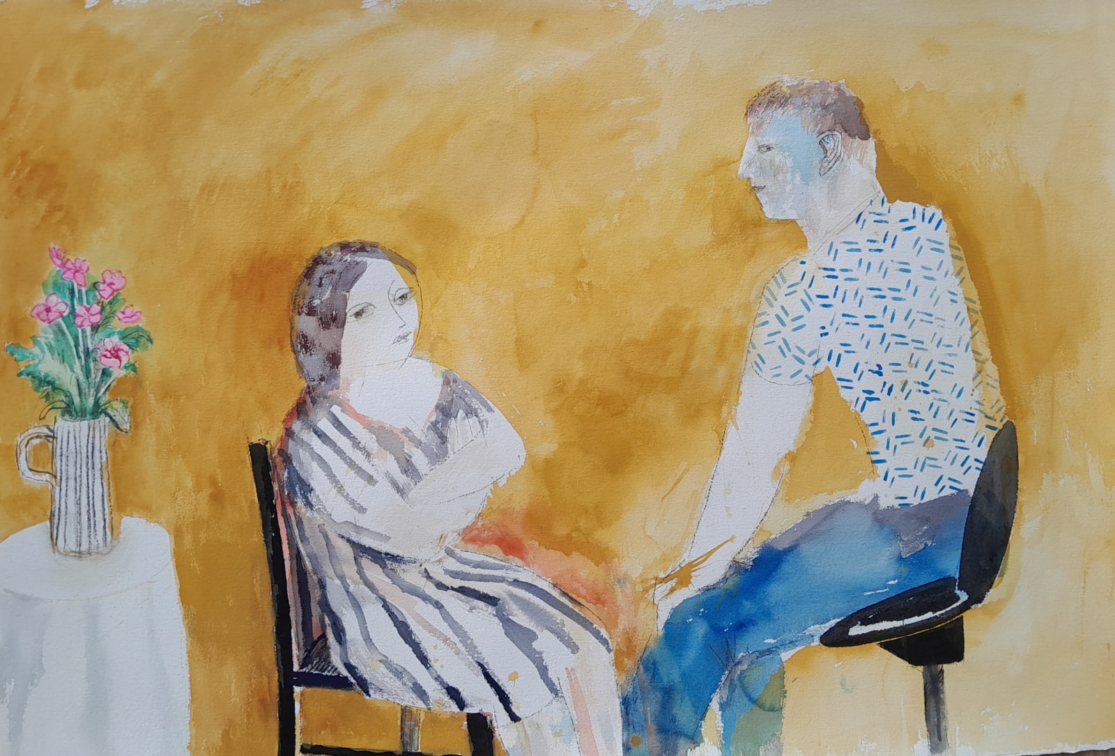 Richard Sorrell PPRWS Hon. RE, Straight back and swivel