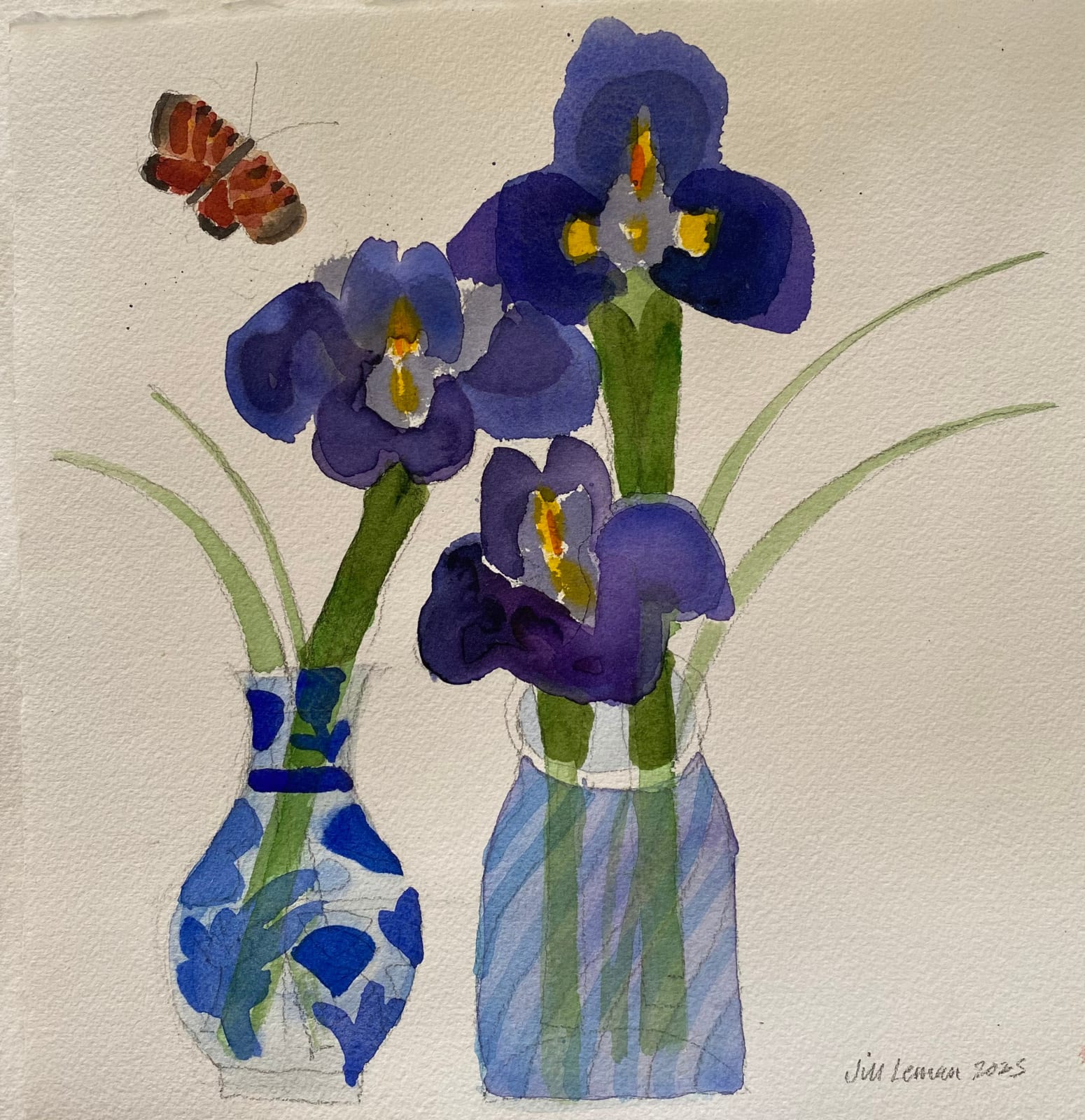 Jill Leman PPRWS Hon. RE, Favourite Flower