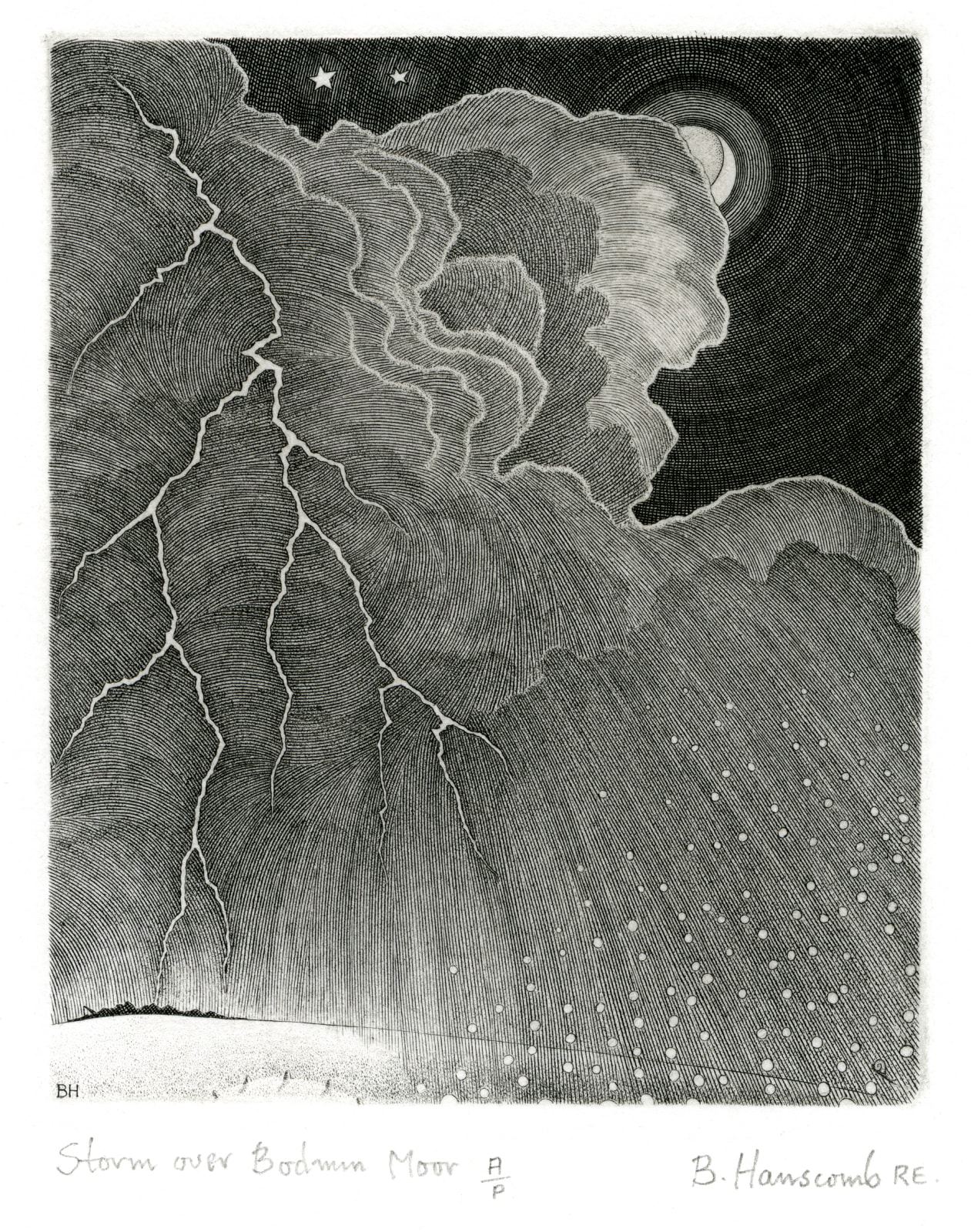 Brian Hanscomb RE, Storm over Bodmin Moor