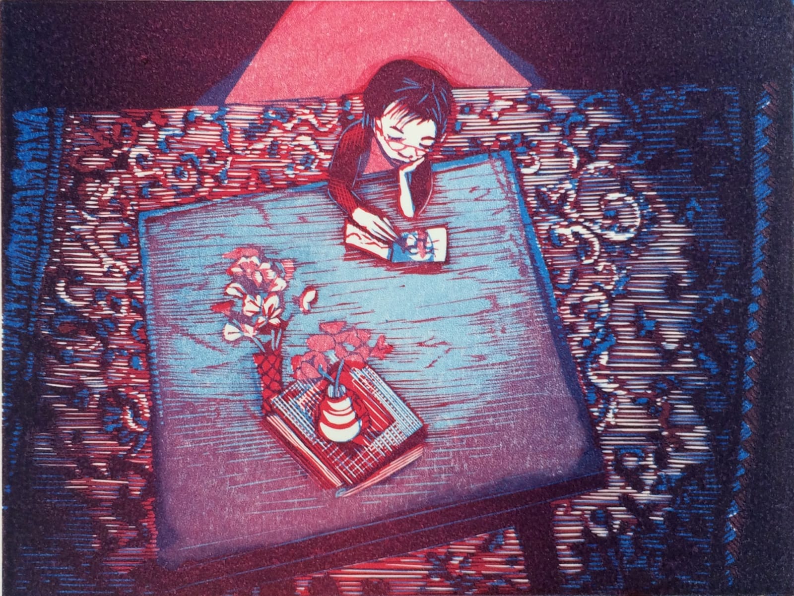 Wuon-Gean Ho, Blue Table in Porto