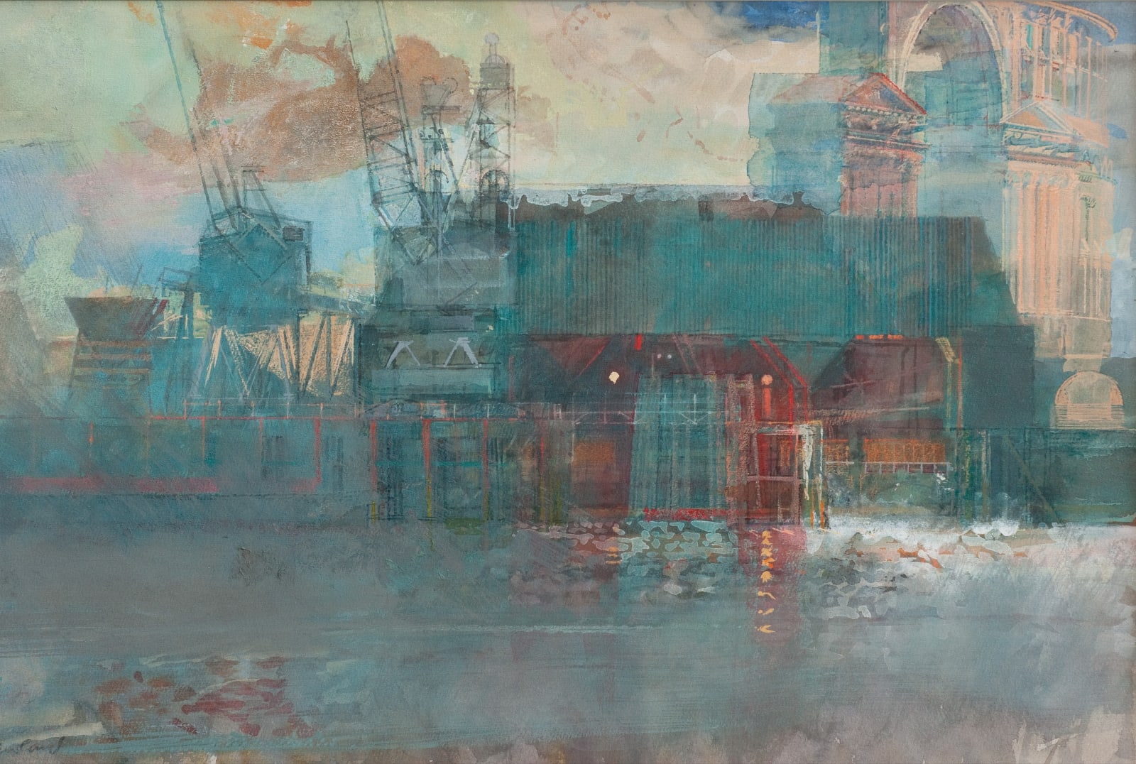 Paul Newland RWS, Thames Capriccio II