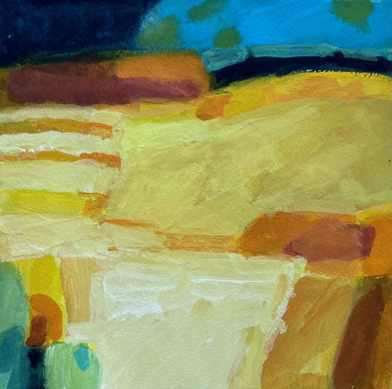 Salliann Putman RWS, Yellow Fields