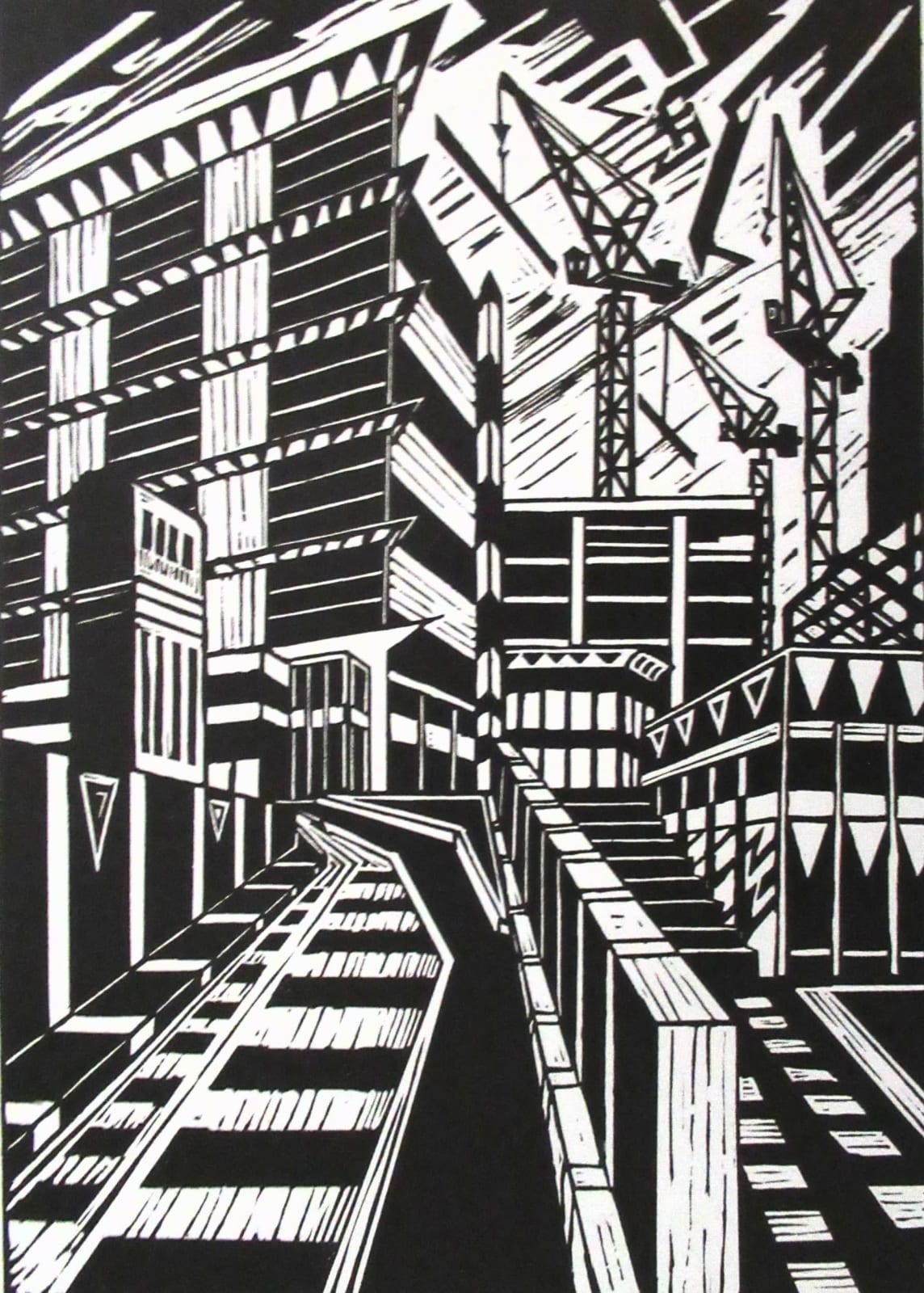 Jeremy Blighton RE, Building the City - Canary Wharf