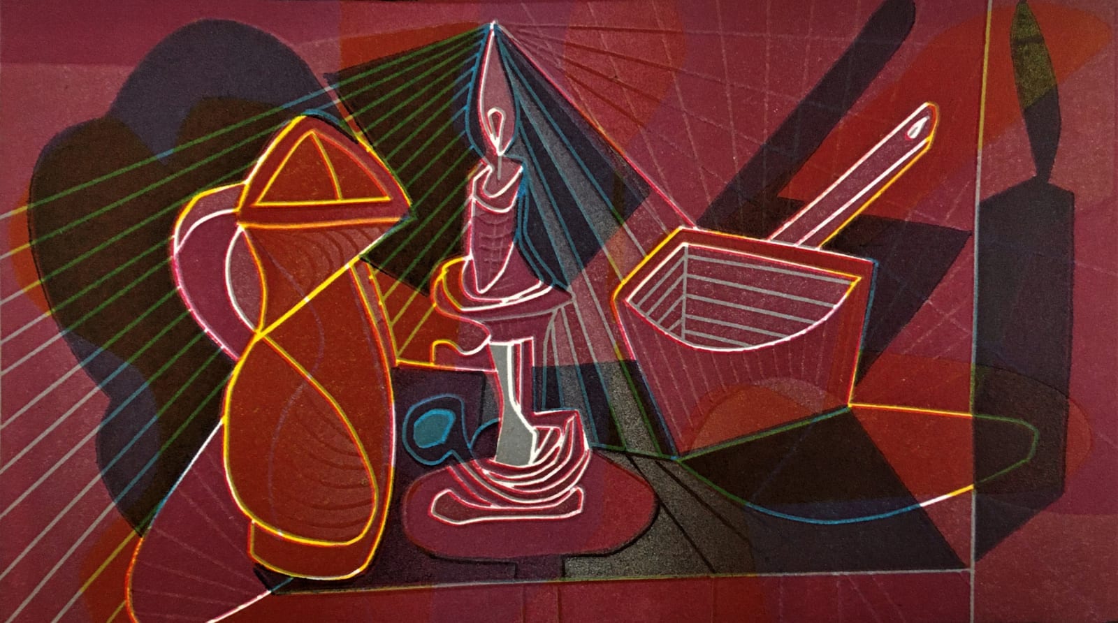 Dale Devereux Barker RE, Still Life; Homage to Picasso III