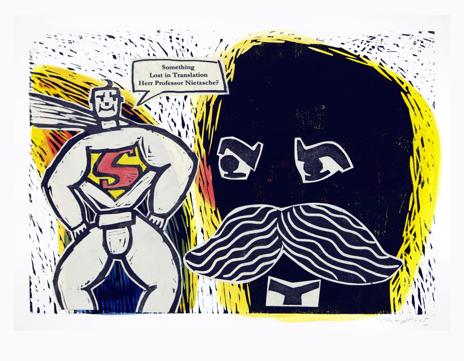 Gerry Baptist RWS RE, Something lost in Translation Herr Professor Nietzsche?