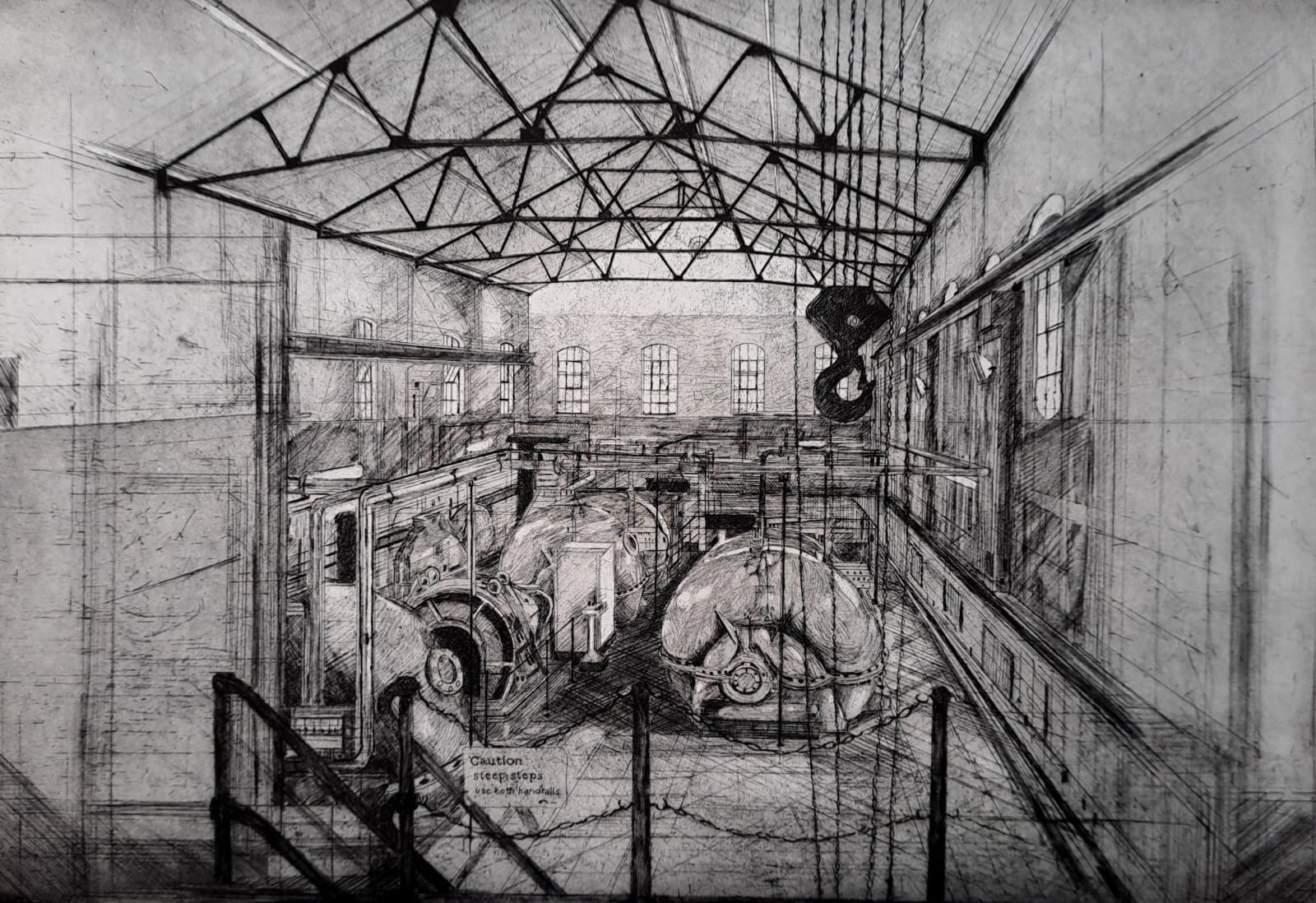 Melanie Bellis RE, West India Docks Impounding Station