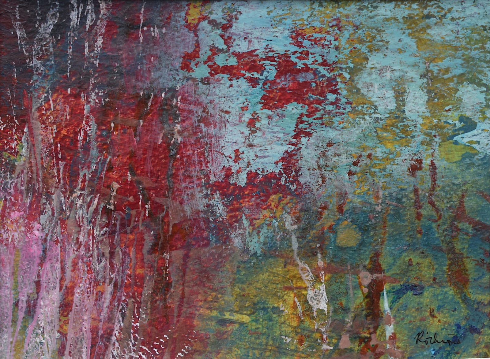 Robin Richmond RWS, Flowers by the Pond, France