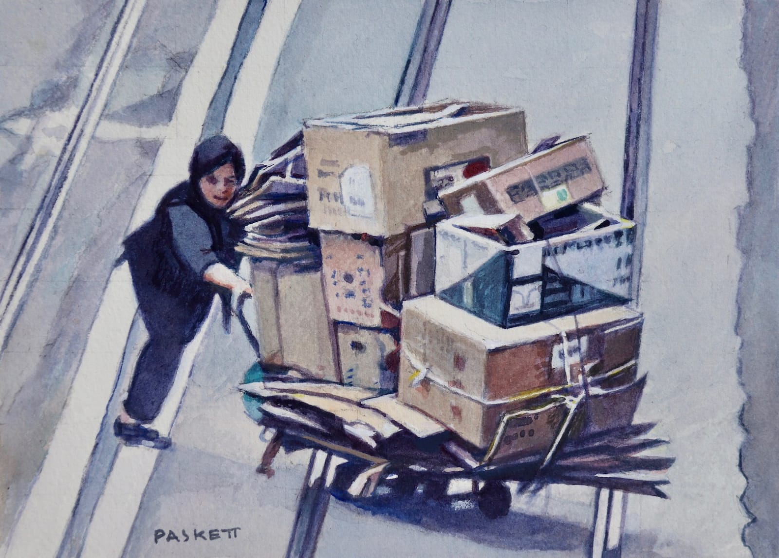 David Paskett PPRWS Hon. RE, Between the Tramlines, Hong Kong