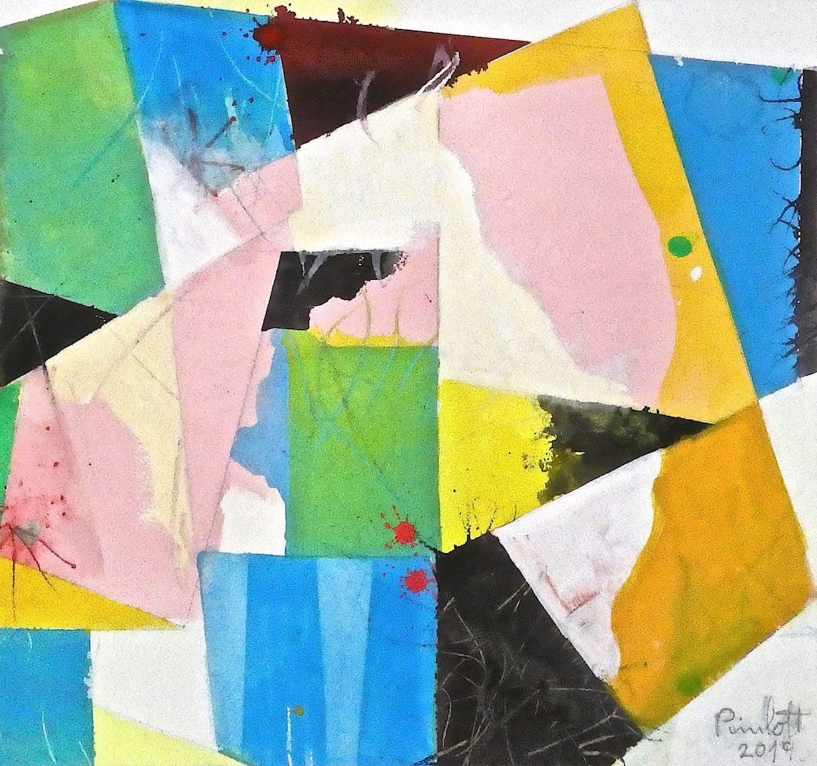 Geoffrey Pimlott Hon Ret RWS, Two Red Spots