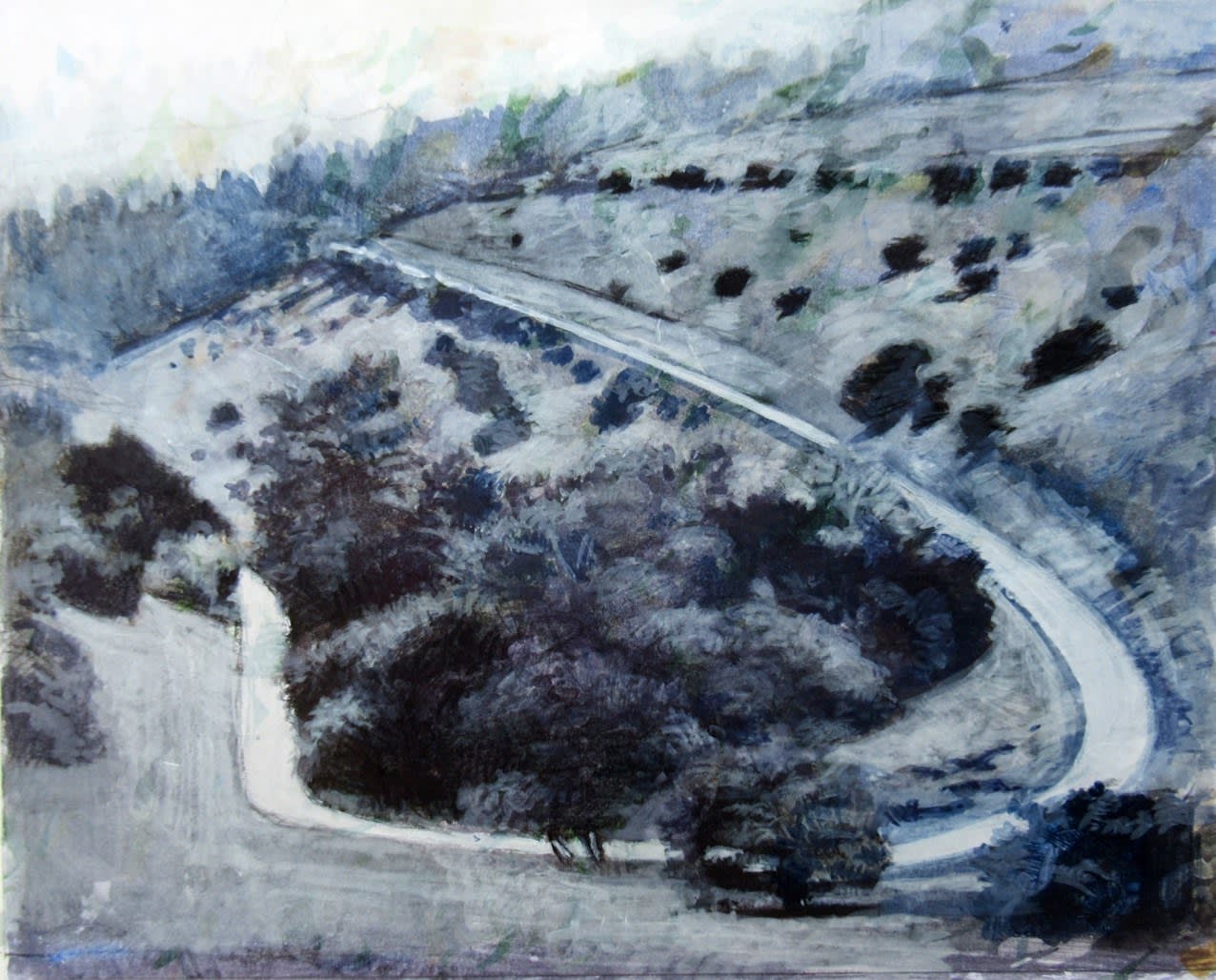 Michael Middleton RWS RE, Zig Zag Hill