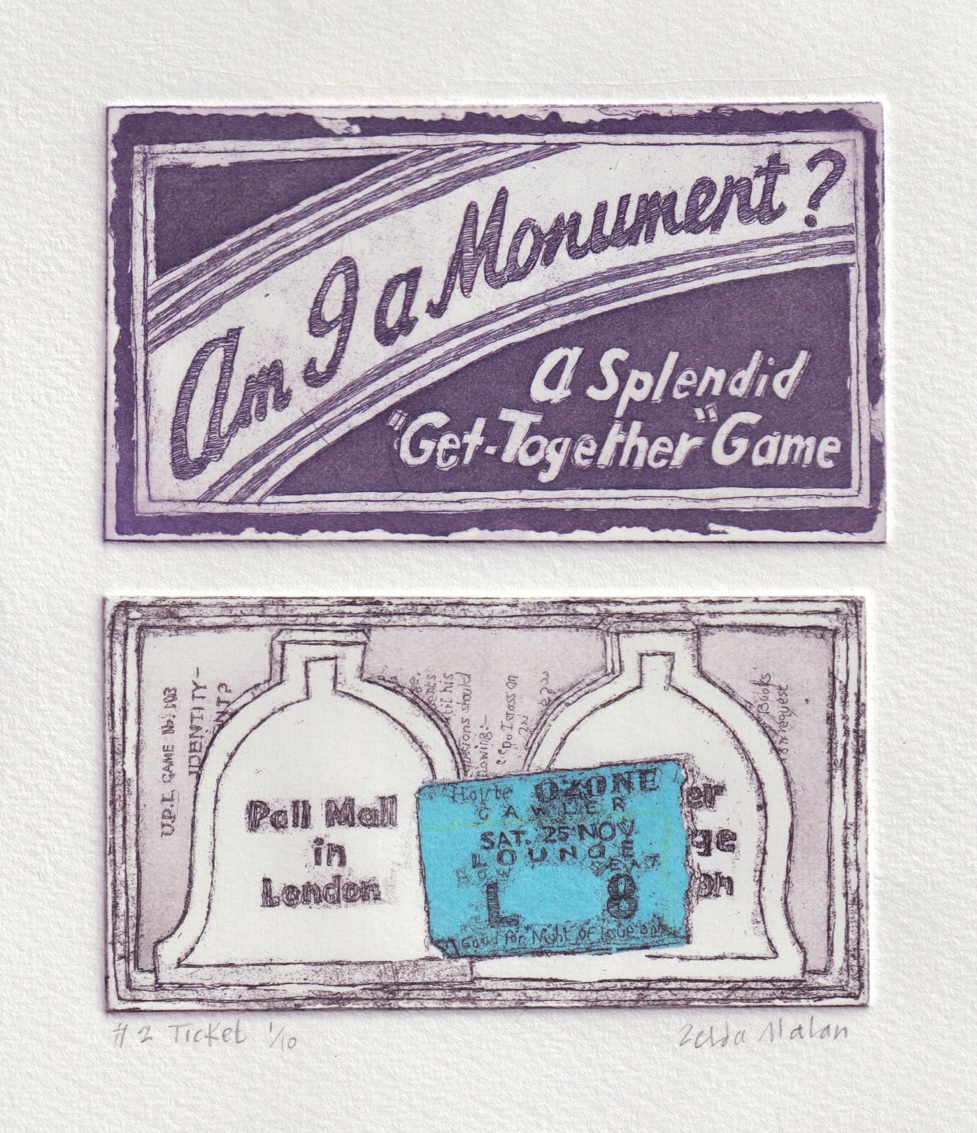 Zelda Malan Guest RE, The Curious Things People Keep In Boxes No 1. Ticket