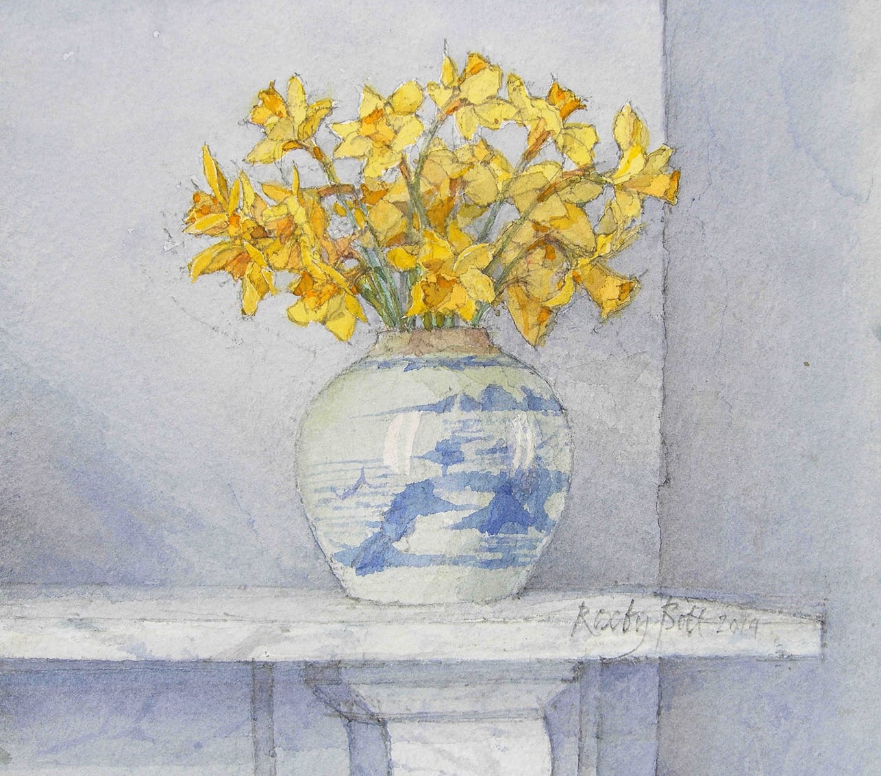 Dennis Roxby Bott RWS, Daffodils