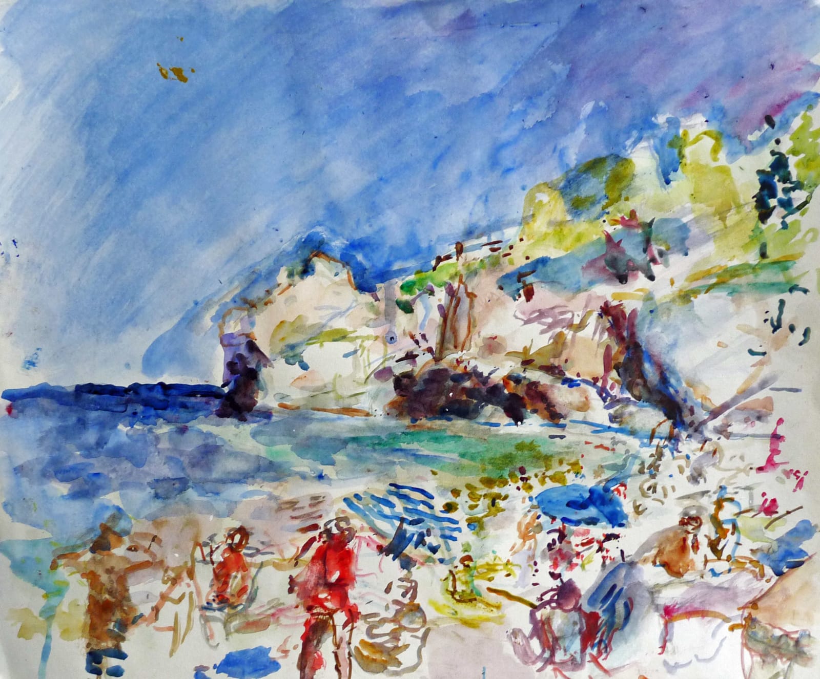 Anthony Eyton RA Hon. RWS, Calle Deai Majorca