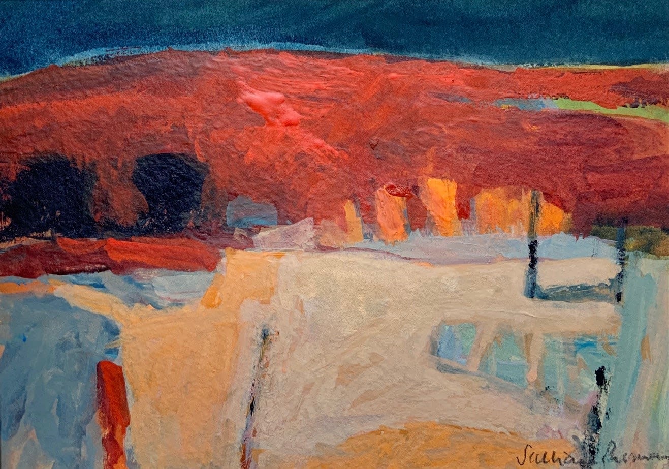 Salliann Putman RWS, Red Hills