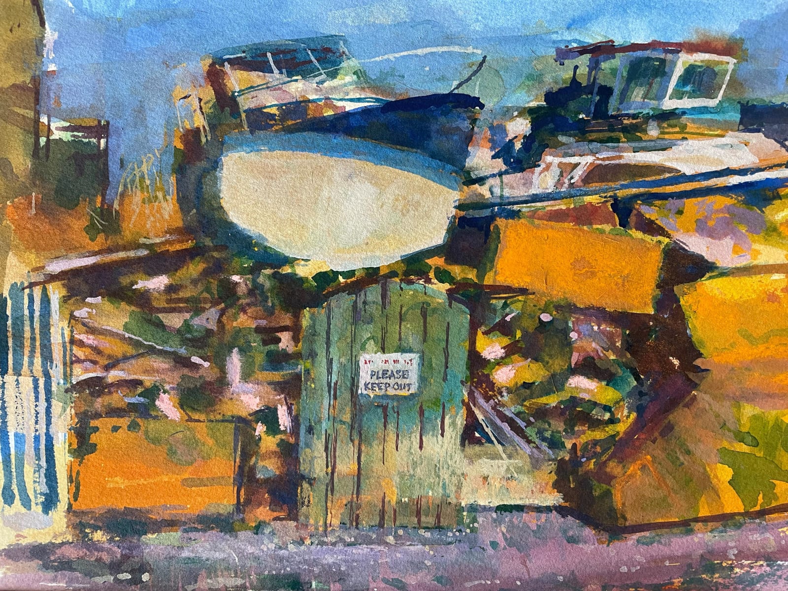 Francis Bowyer PPRWS Hon. RE, Please Keep Out