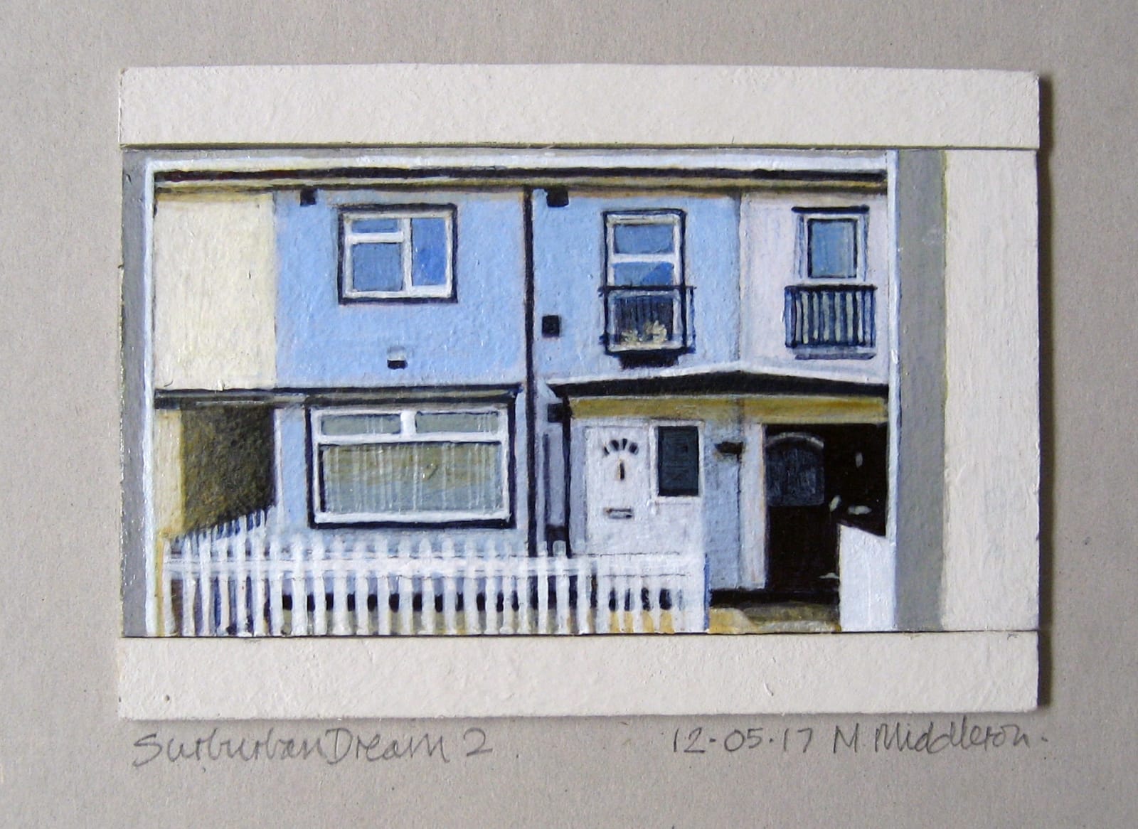 Michael Middleton RWS RE, Small Surburban Dream 2