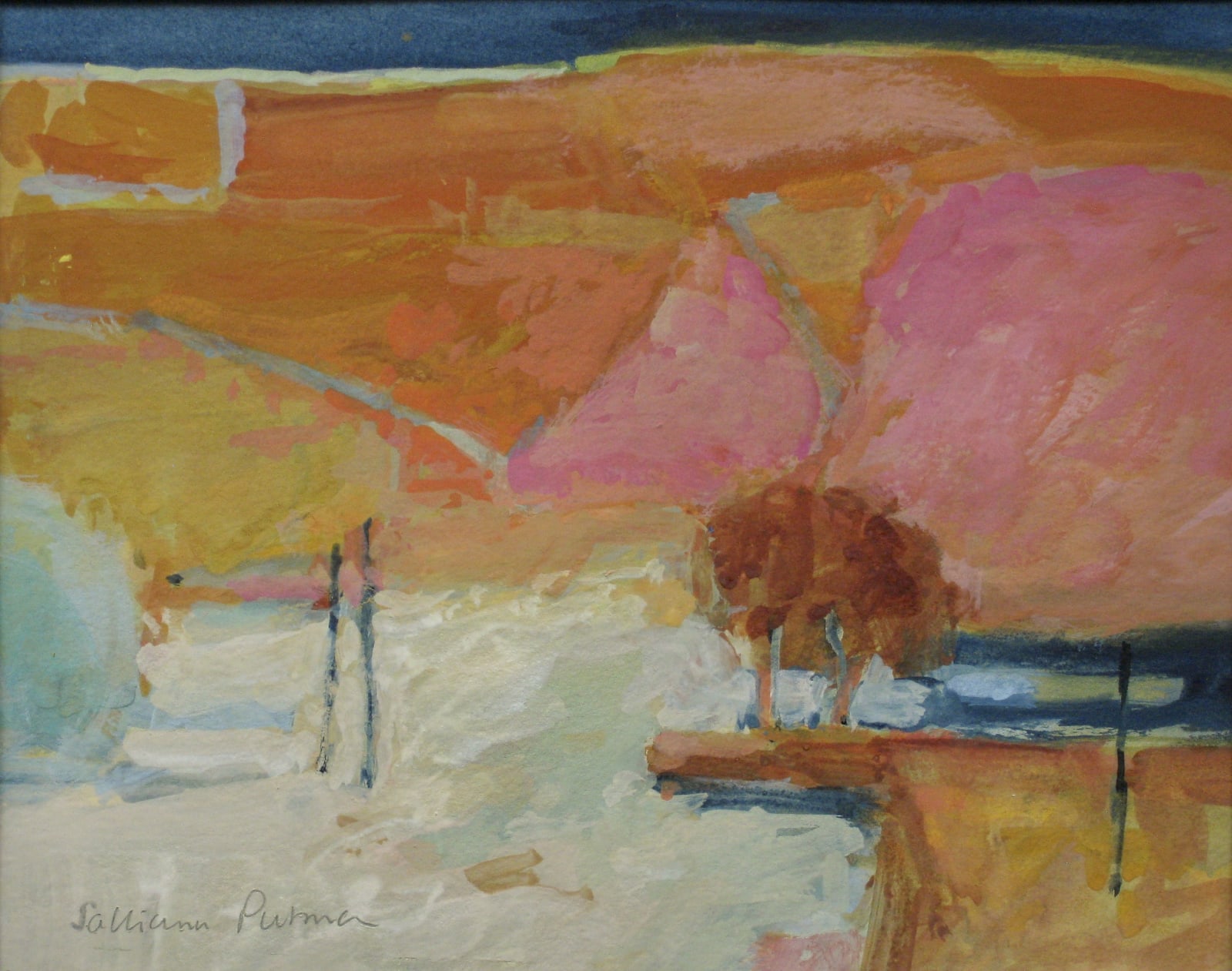 Salliann Putman RWS, Pink Hills