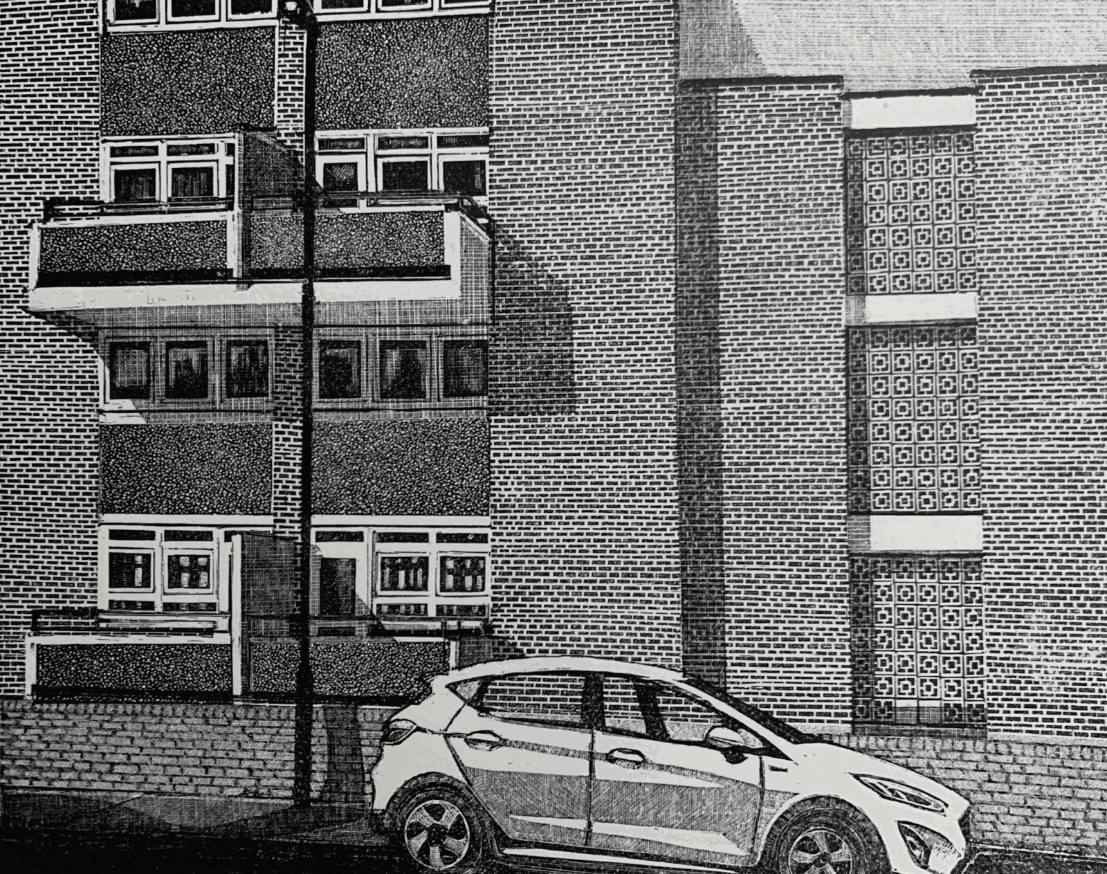 Louise Hayward RE, On Mona Road