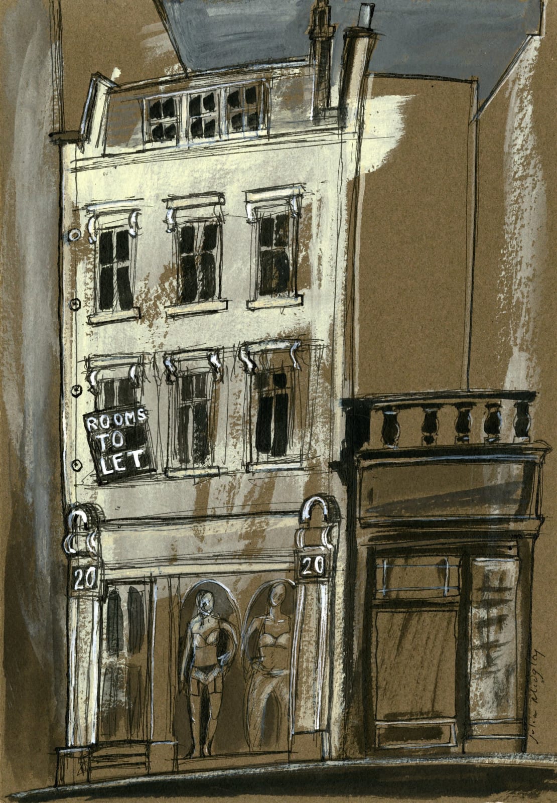 Julia Midgley RWS RE, Brook St Rooms